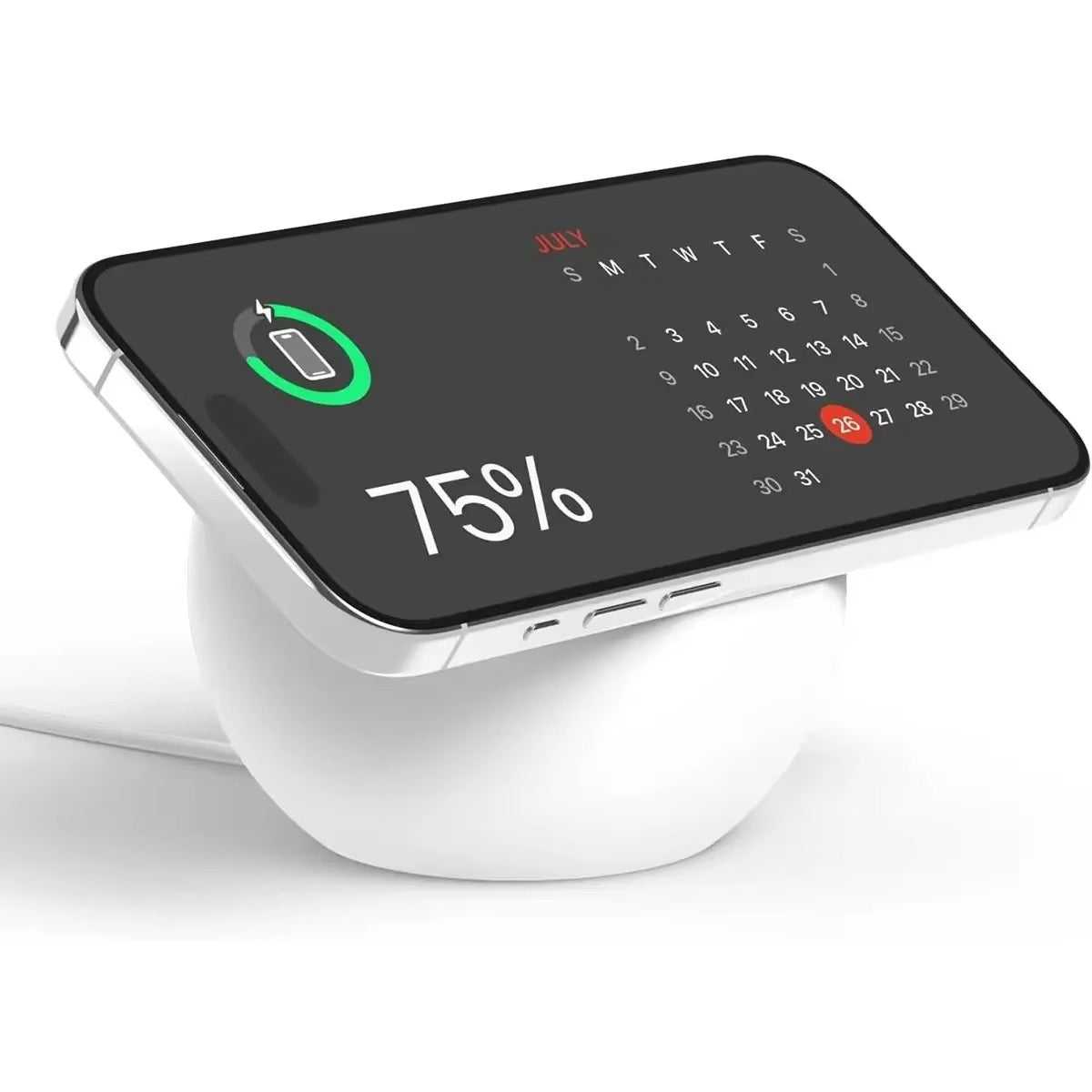 High-Quality iPhone MagSafe Silicone Desk Stand, Magnetic Desktop Base for Wireless Charging with Stable Non-Slip Holder Design