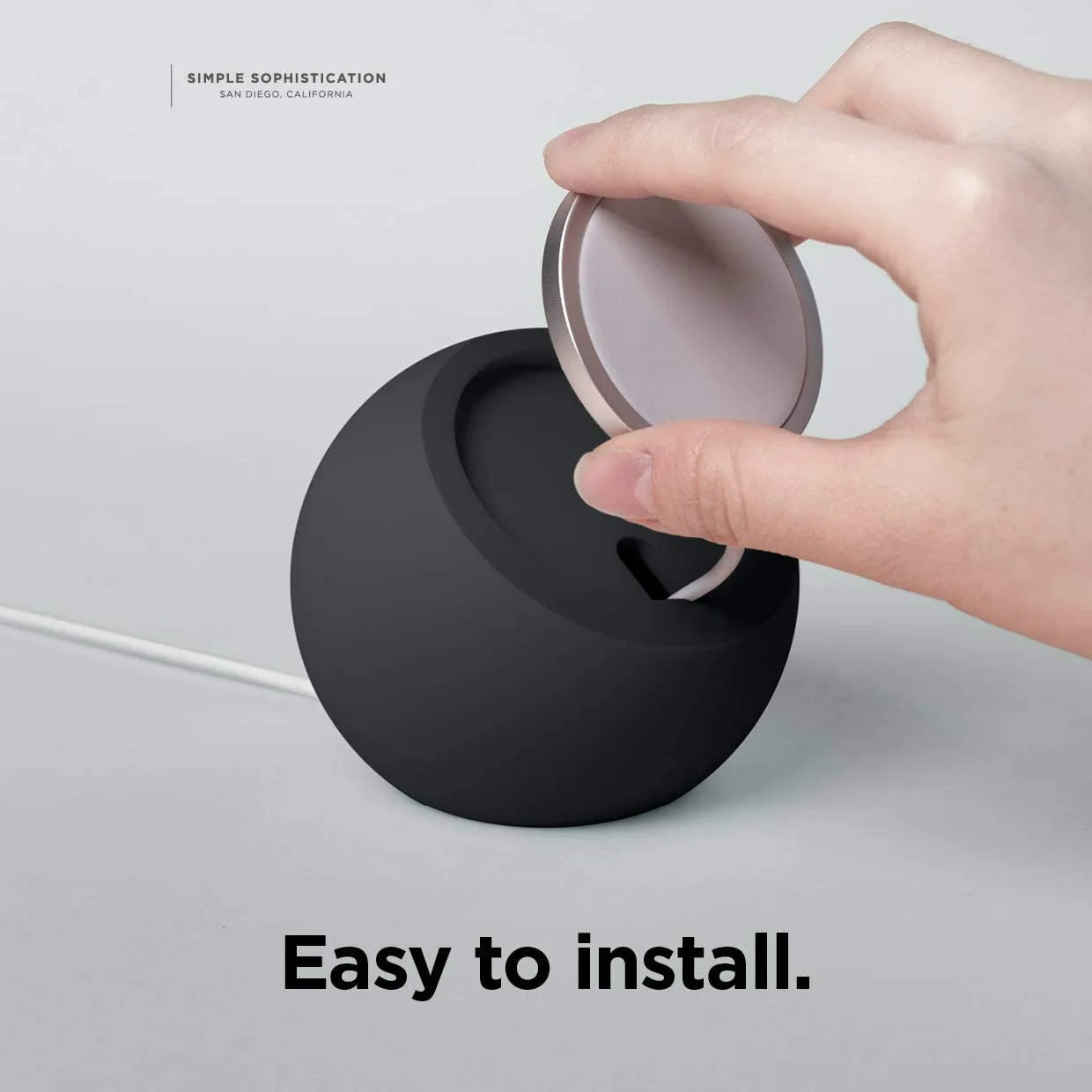 High-Quality iPhone MagSafe Silicone Desk Stand, Magnetic Desktop Base for Wireless Charging with Stable Non-Slip Holder Design