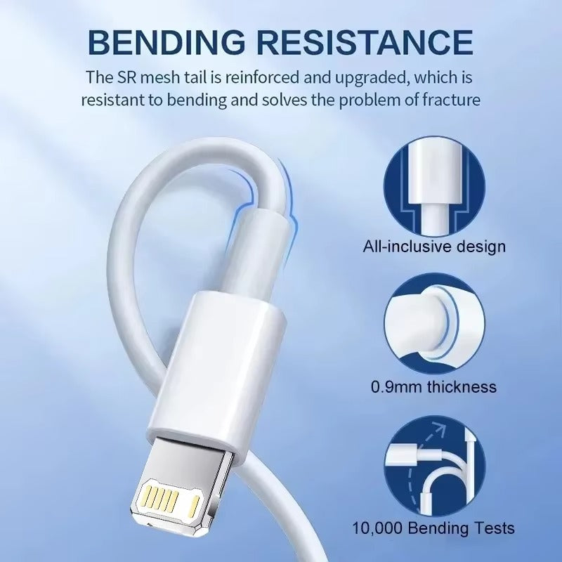 High-Quality iPhone USB-C Fast Charging Cable, 35W PD Power Data Cable with Durable TPE/TPU Build for Reliable Everyday Charging