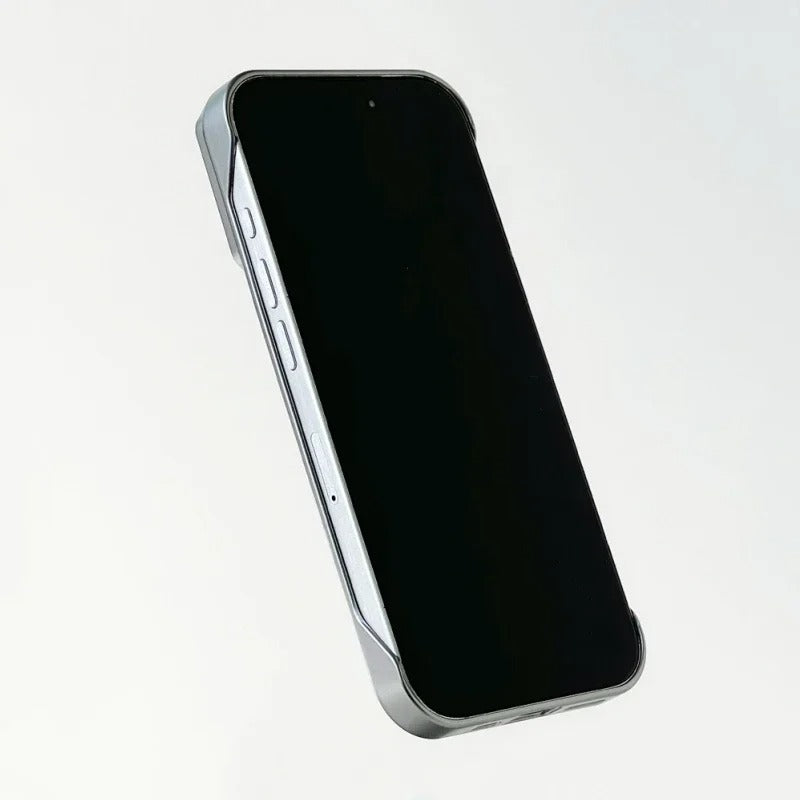 High-Quality iPhone Case — Leather-Feel MagSafe Hard PC Cover with Alloy Lens Holder, Wireless Charging Support and Tough Anti-Fingerprint Protection