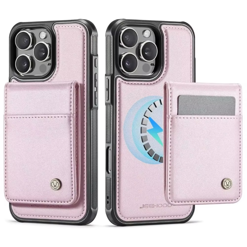 Luxury iPhone Case — 2-in-1 Detachable Magnetic PU Leather Wallet Cover with Card Slot, Shockproof, Anti-Fingerprint, Anti-Scratch, Kickstand, Storage Compartment