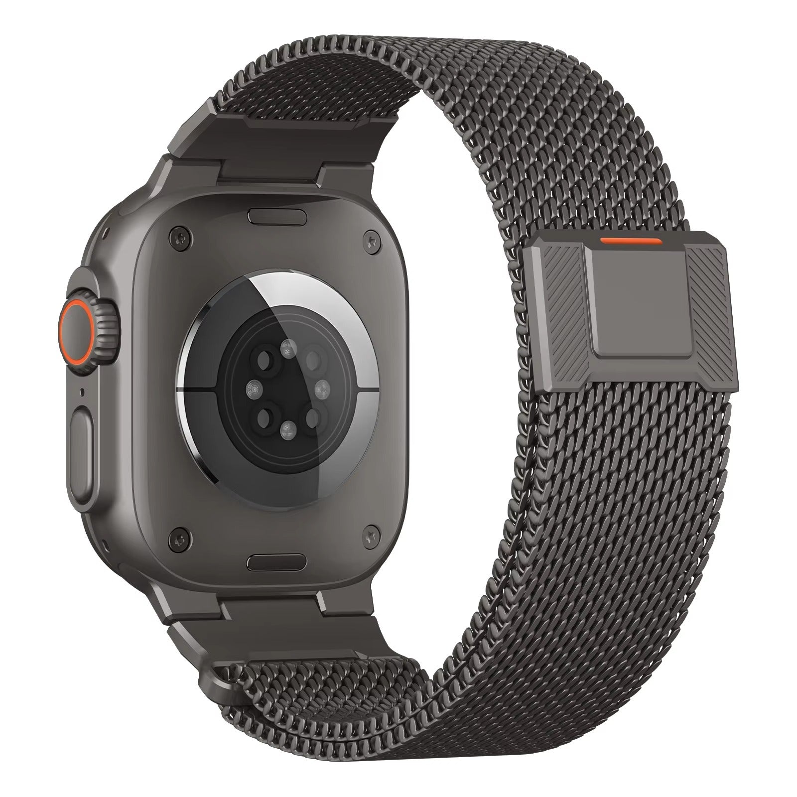 Luxury Apple Watch Milanese Loop Band, Magnetic Metal Bracelet Strap for 38–49mm Smartwatches