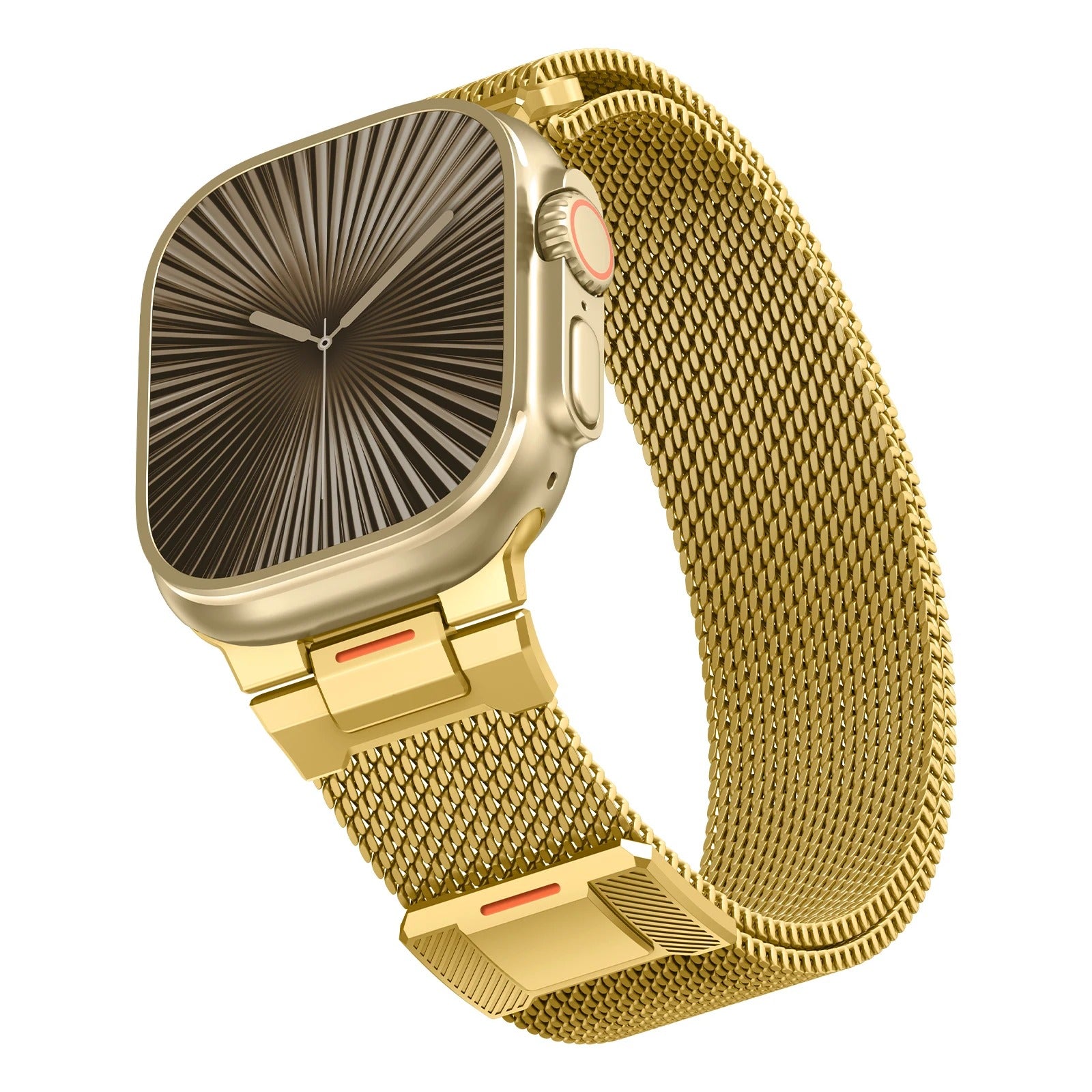 Luxury Apple Watch Milanese Loop Band, Magnetic Metal Bracelet Strap for 38–49mm Smartwatches