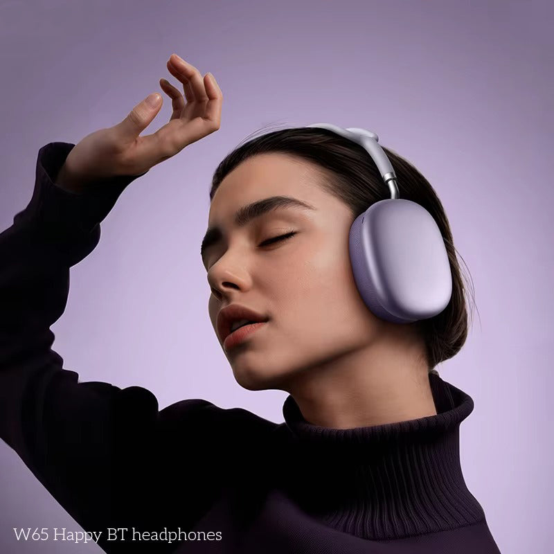 Luxury Bluetooth Over-Ear Headphones, Wireless HiFi Stereo Headset with Mic, Long Battery Life for Gaming & Music
