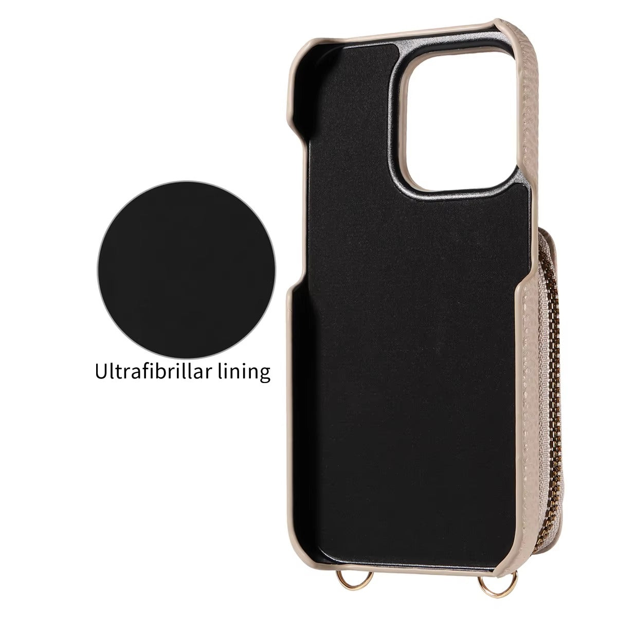 Luxury Leather Wallet iPhone Case — PU Leather Cover with Card Slots, Lanyard Strap, Shockproof Anti-Scratch Design, Lightweight and Dustproof