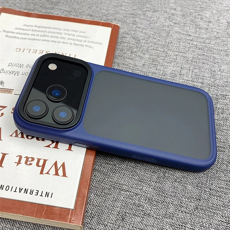 Luxury iPhone Case — MagSafe-Compatible Shockproof Matte Hard Cover with Camera Control Button, Translucent Frosted Anti-Fingerprint Non-Slip Design