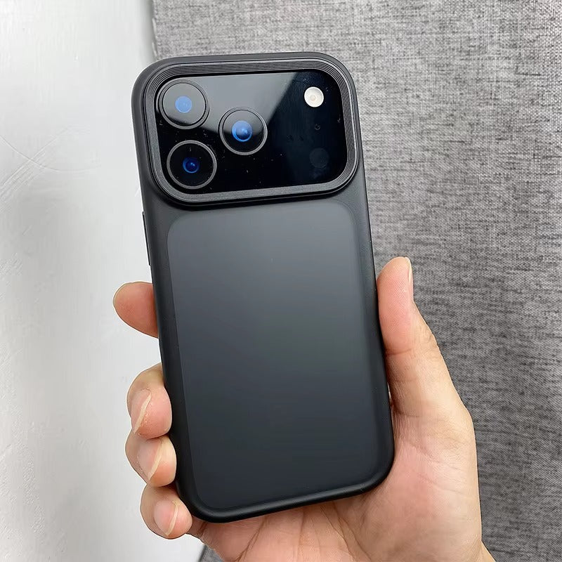 Luxury iPhone Case — MagSafe-Compatible Shockproof Matte Hard Cover with Camera Control Button, Translucent Frosted Anti-Fingerprint Non-Slip Design