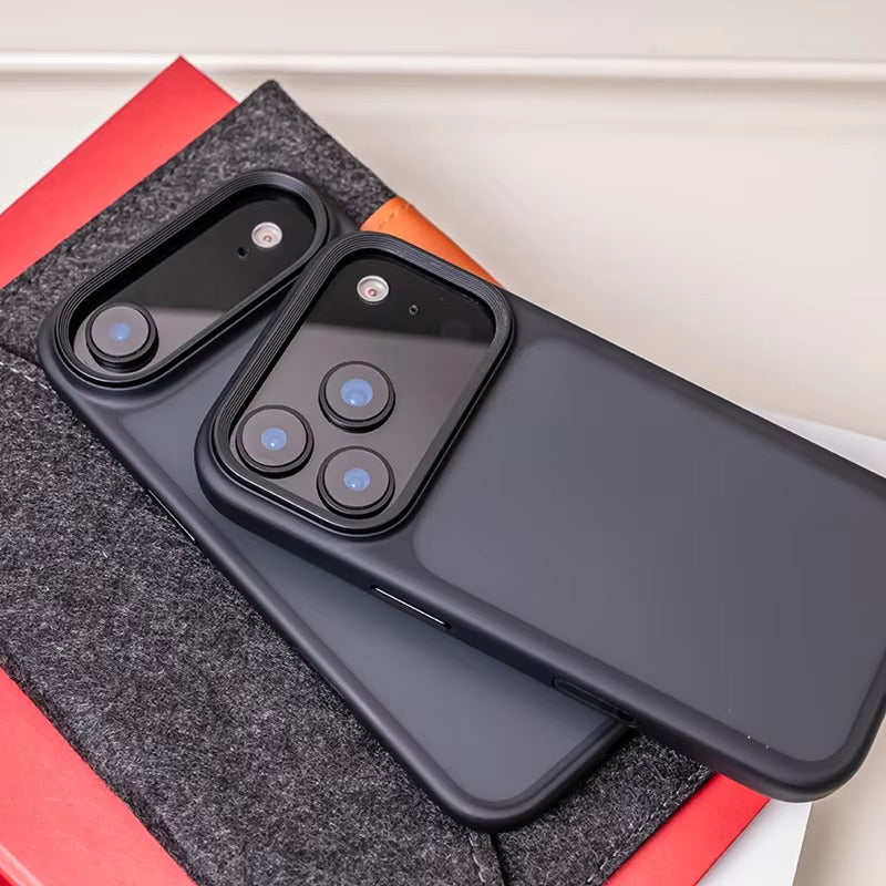 Luxury iPhone Case — MagSafe-Compatible Shockproof Matte Hard Cover with Camera Control Button, Translucent Frosted Anti-Fingerprint Non-Slip Design