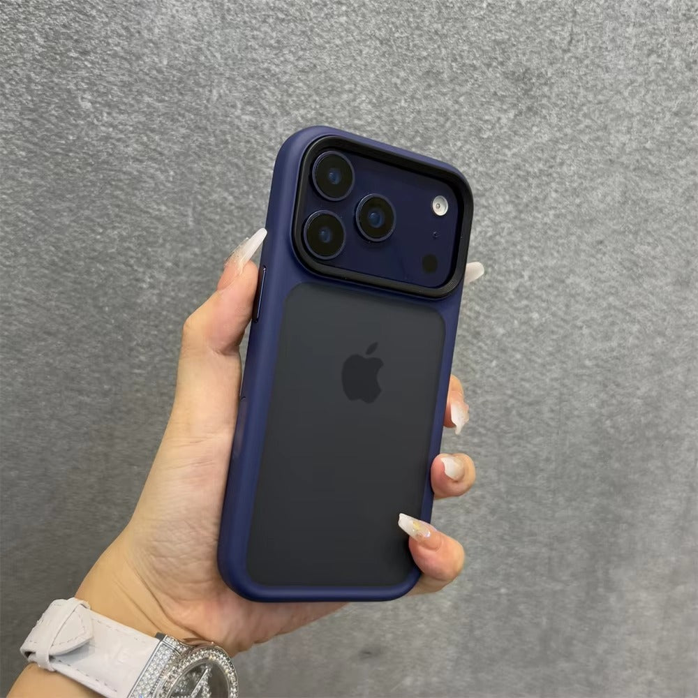 Luxury iPhone Case — MagSafe-Compatible Shockproof Matte Hard Cover with Camera Control Button, Translucent Frosted Anti-Fingerprint Non-Slip Design