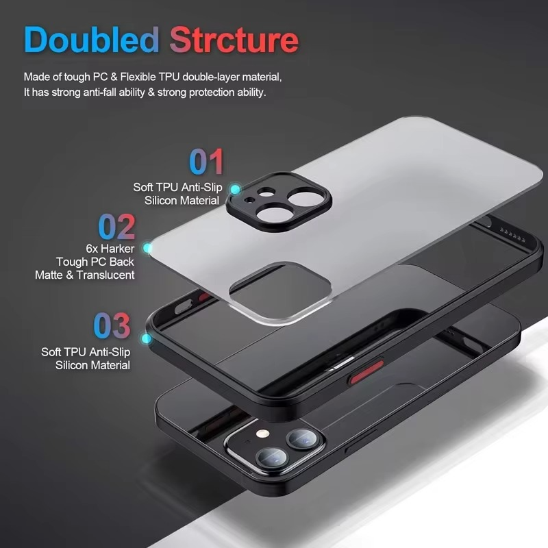 Luxury iPhone Case — Magnetic Matte Soft Silicone Cover with Color Collision, Camera Lens Protection, Shockproof, Anti-Scratch, MagSafe Compatible Design