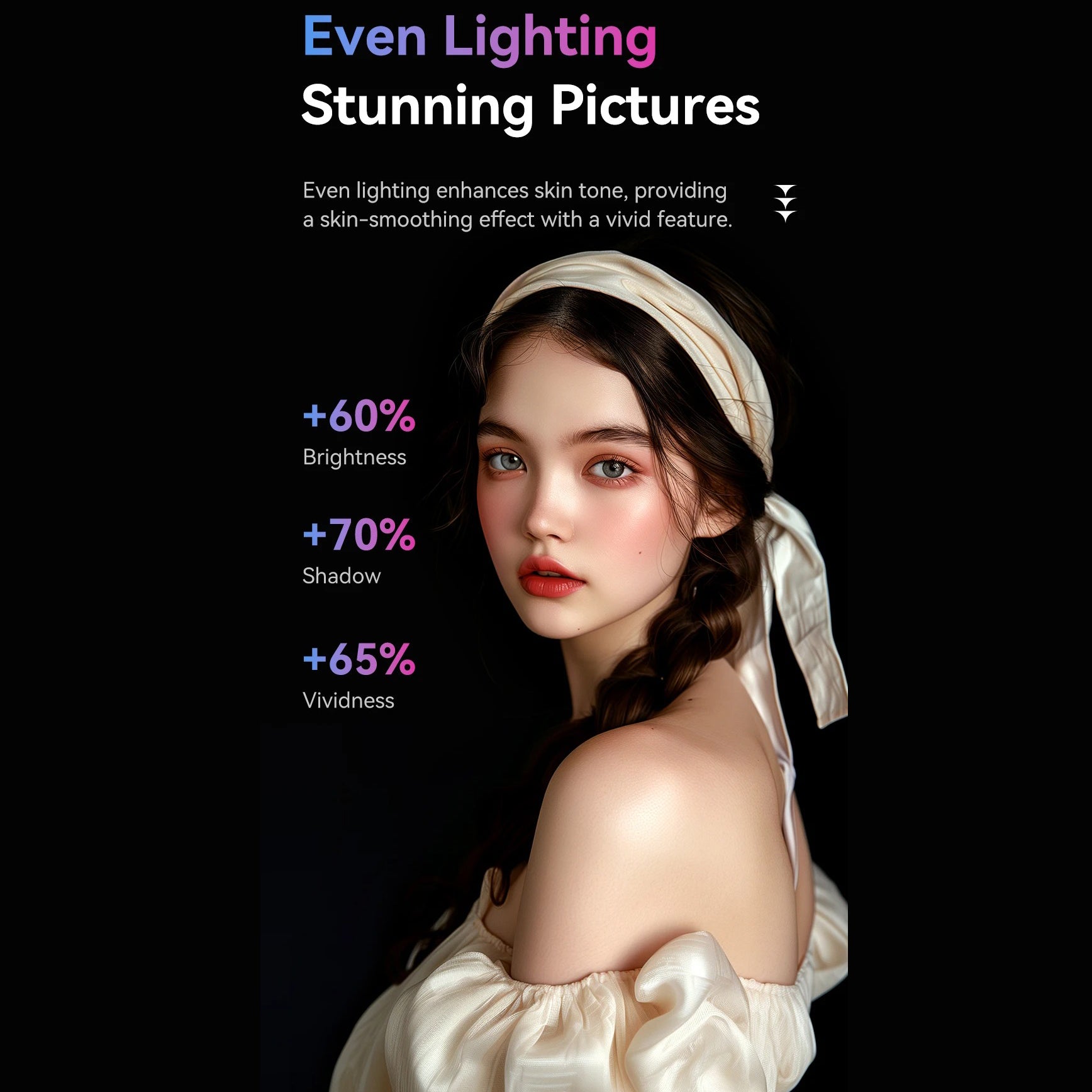 Luxury Portable RGB Video Fill Light with 2000mAh Battery, 2500–9000K Adjustable Color Temperature, CRI95 Pocket Light for Vlog & Livestream