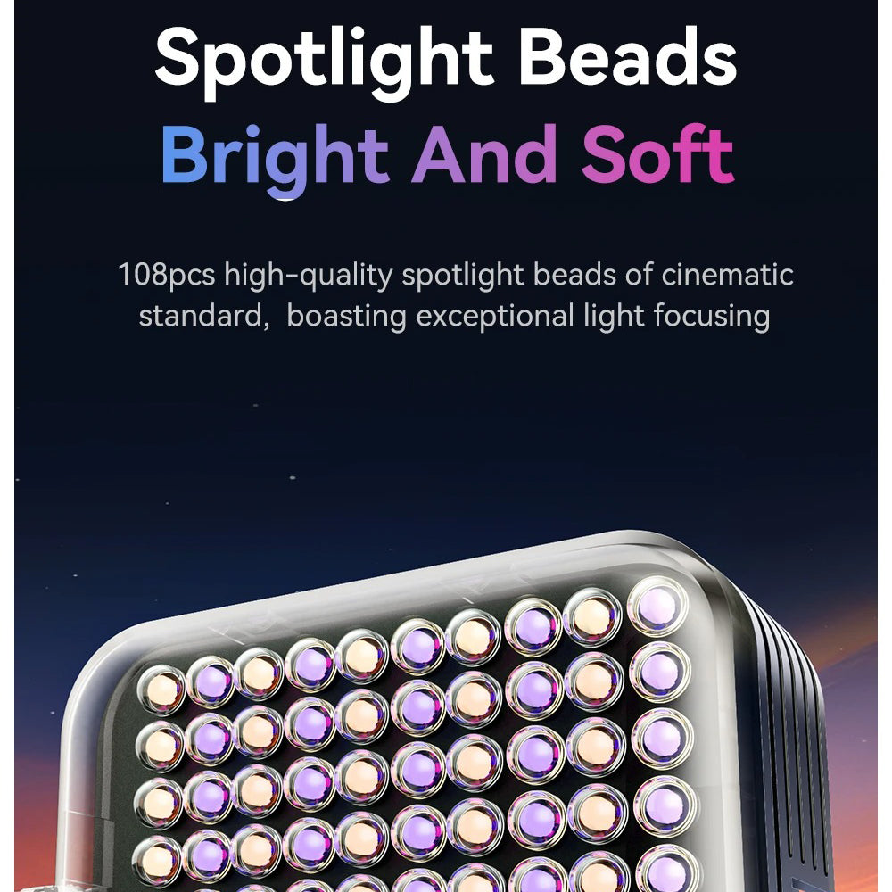 Luxury Portable RGB Video Fill Light with 2000mAh Battery, 2500–9000K Adjustable Color Temperature, CRI95 Pocket Light for Vlog & Livestream