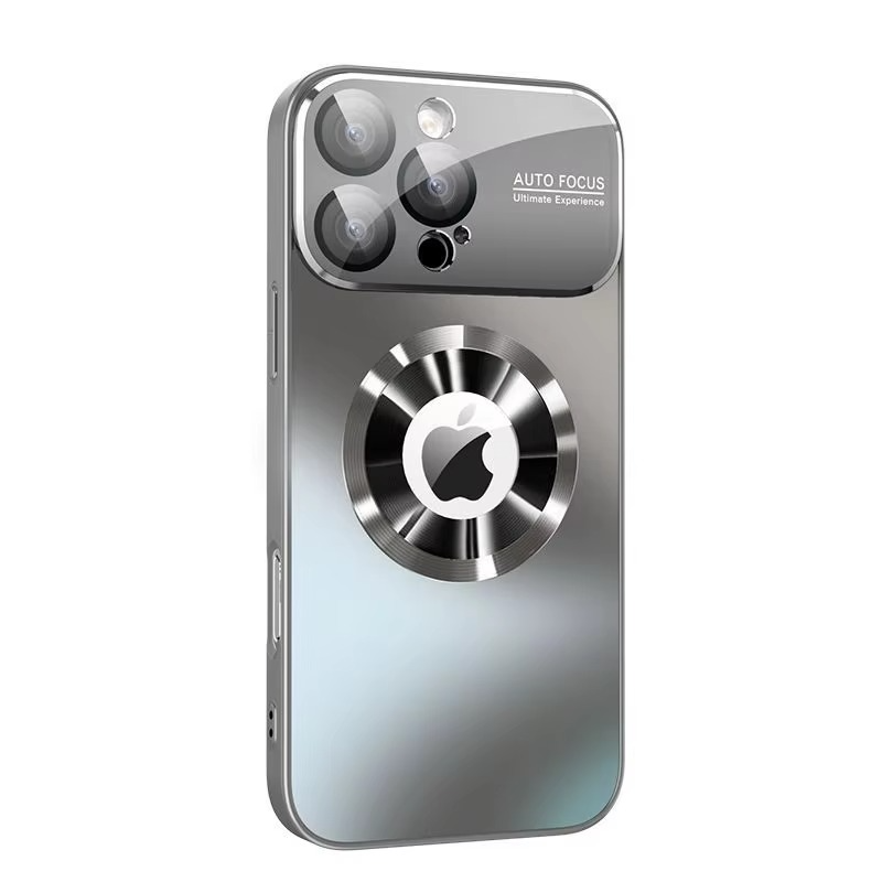 Luxury iPhone Case — Titanium Metallic Matte Magnetic MagSafe Compatible Cover with Lens Protection, Anti-Fingerprint, Anti-Scratch, Dustproof, Lightweight Design