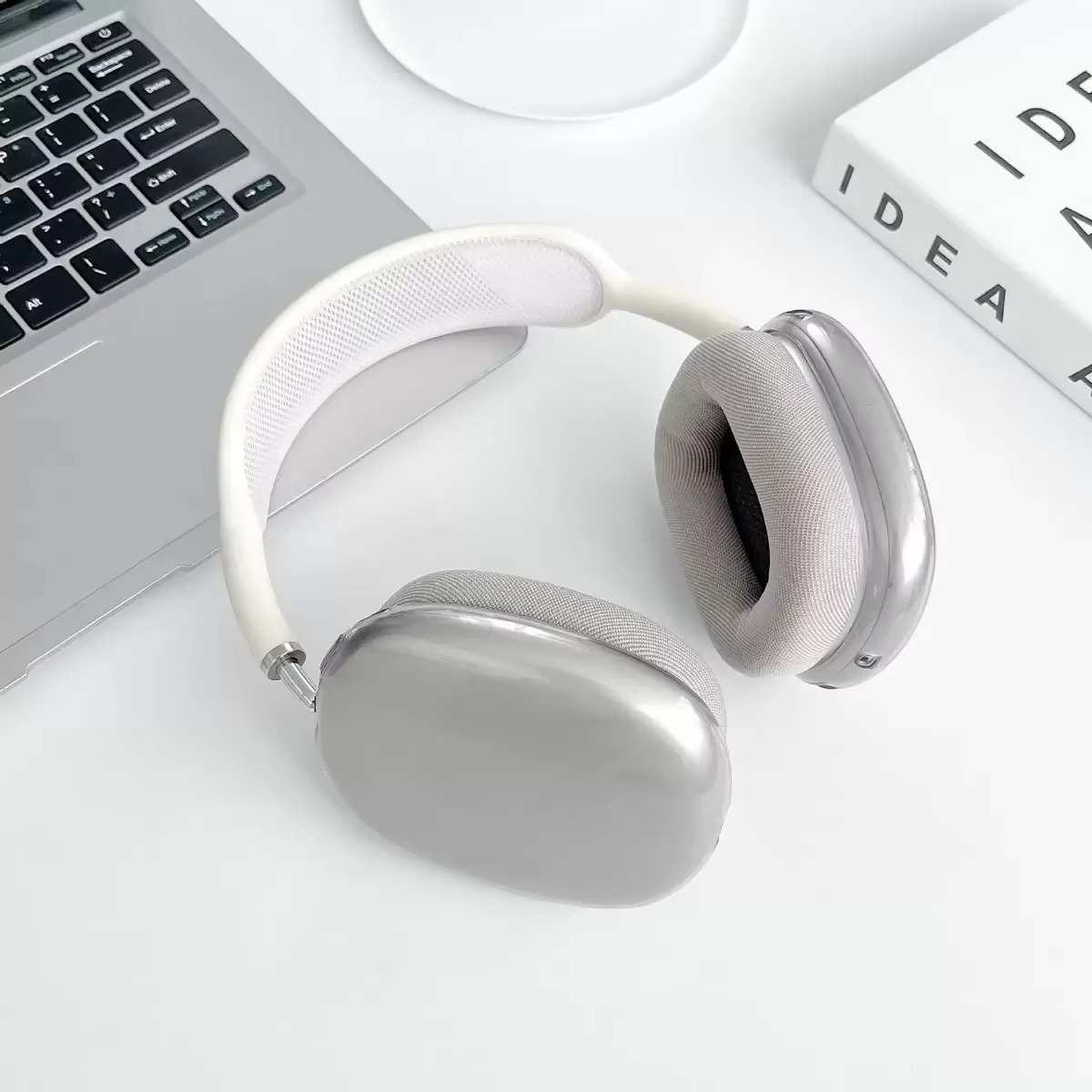 Luxury Transparent TPU AirPods Max Case – Soft Anti-Scratch Protective Cover Sleeve Accessories