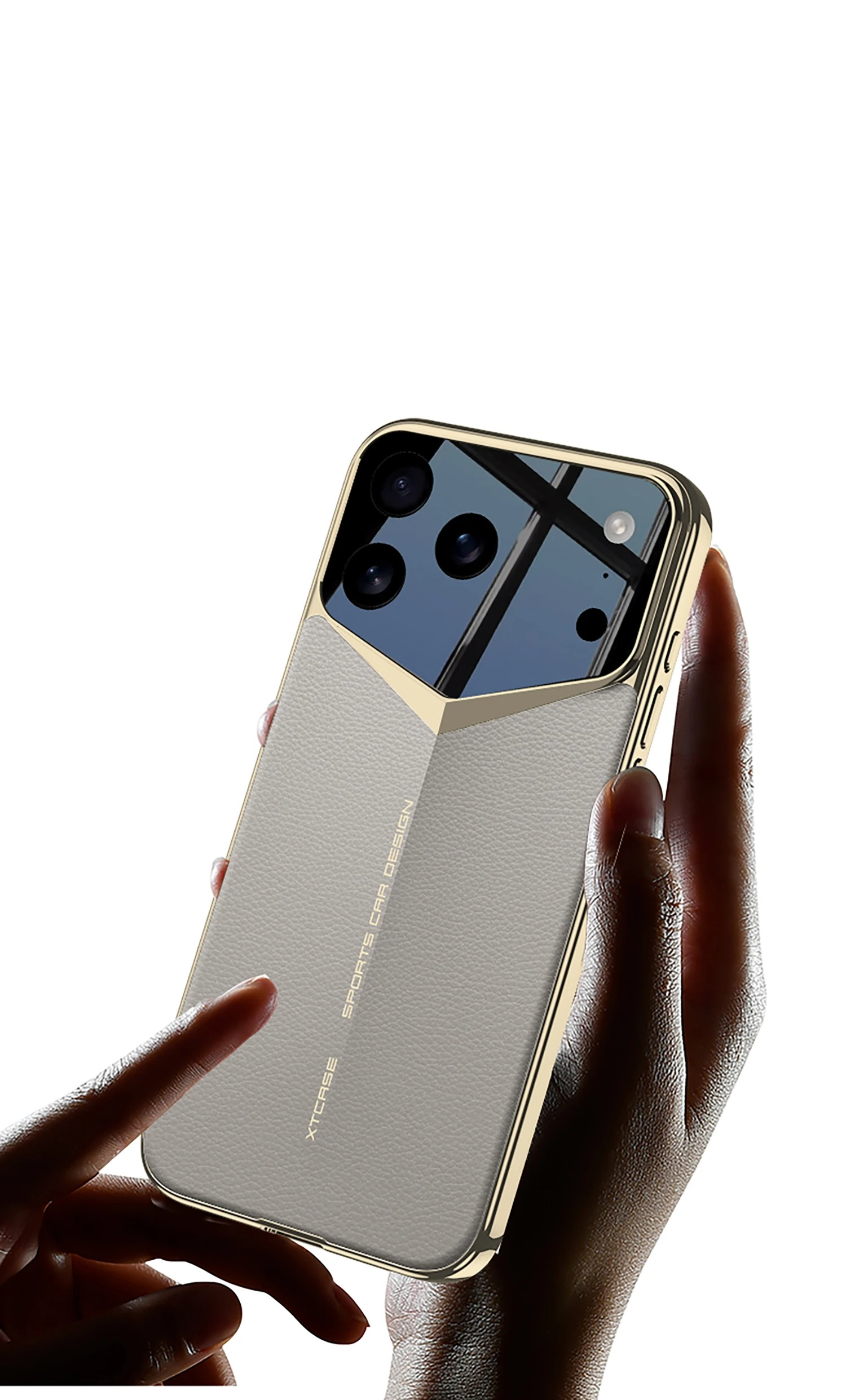 Luxury iPhone Case — Ultra-Thin Leather Shock-Resistant Slim Cover with Raised Camera Lens Protection and Anti-Fingerprint Finish