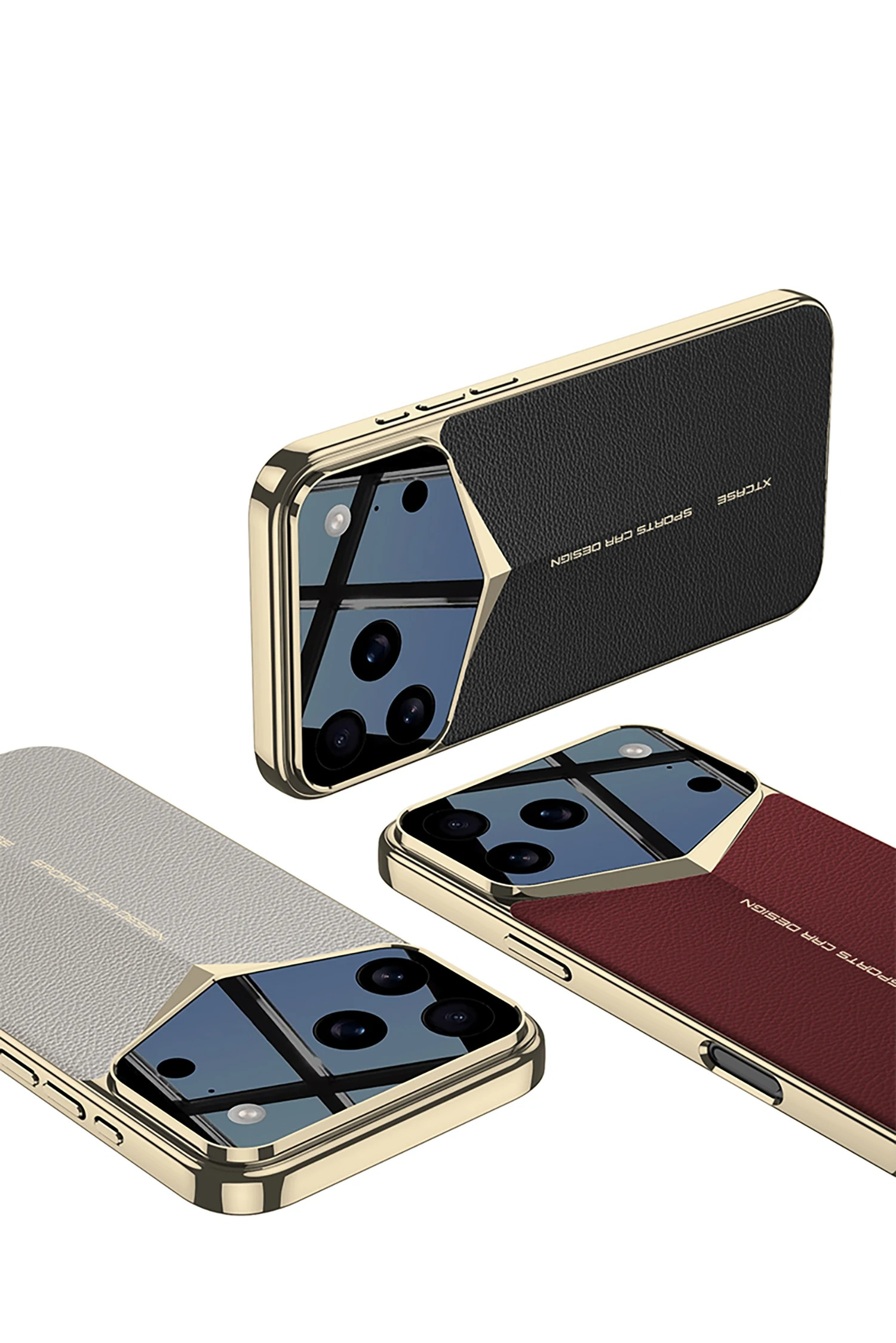 Luxury iPhone Case — Ultra-Thin Leather Shock-Resistant Slim Cover with Raised Camera Lens Protection and Anti-Fingerprint Finish