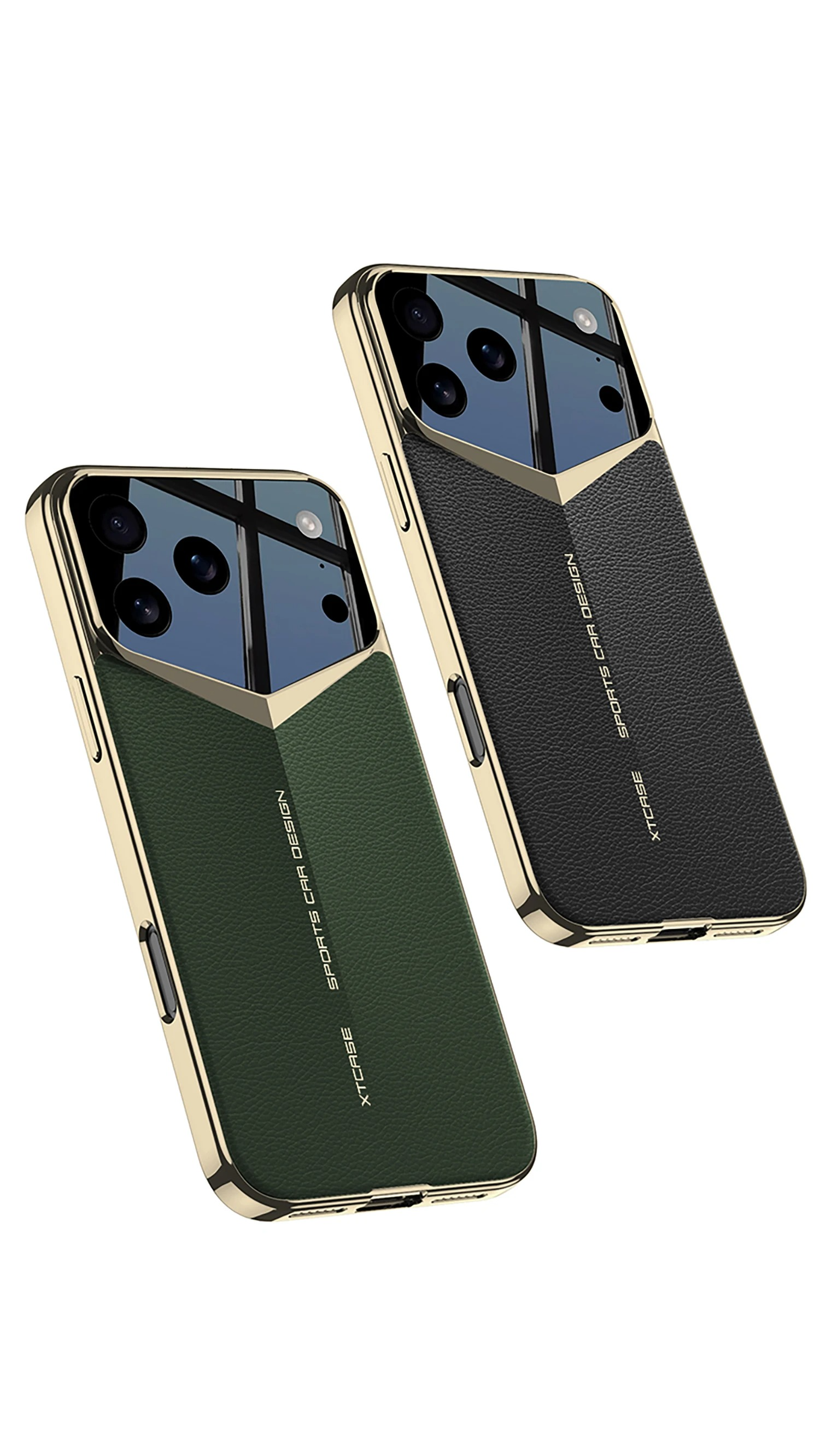 Luxury iPhone Case — Ultra-Thin Leather Shock-Resistant Slim Cover with Raised Camera Lens Protection and Anti-Fingerprint Finish