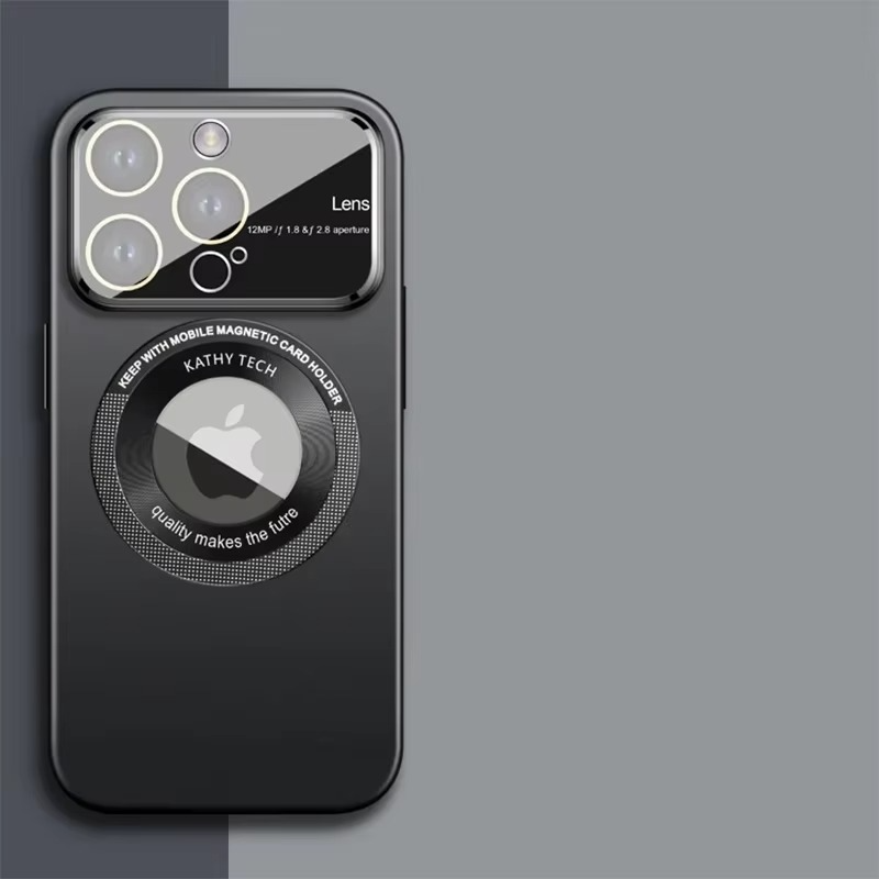 Luxury iPhone Case — Matte Magnetic MagSafe Wireless-Charging Cover with Lens Protection, Shockproof, Anti-Fingerprint, Anti-Scratch, Dustproof Full Coverage Design