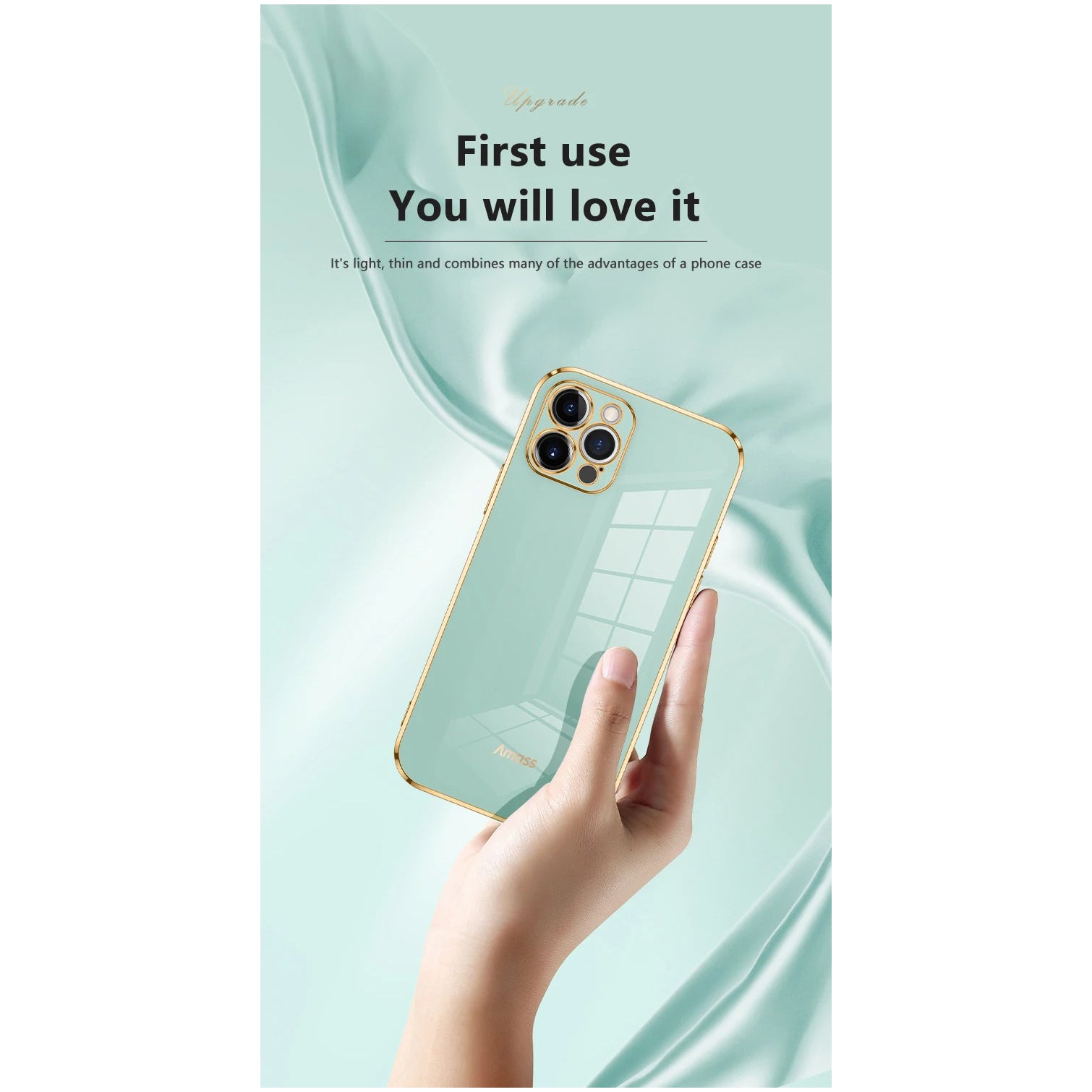 Luxury iPhone Case Soft Silicone Plating Cover — Solid Color Design, Slim Shockproof Protection, Flexible Anti-Scratch Finish, Lightweight and Stylish