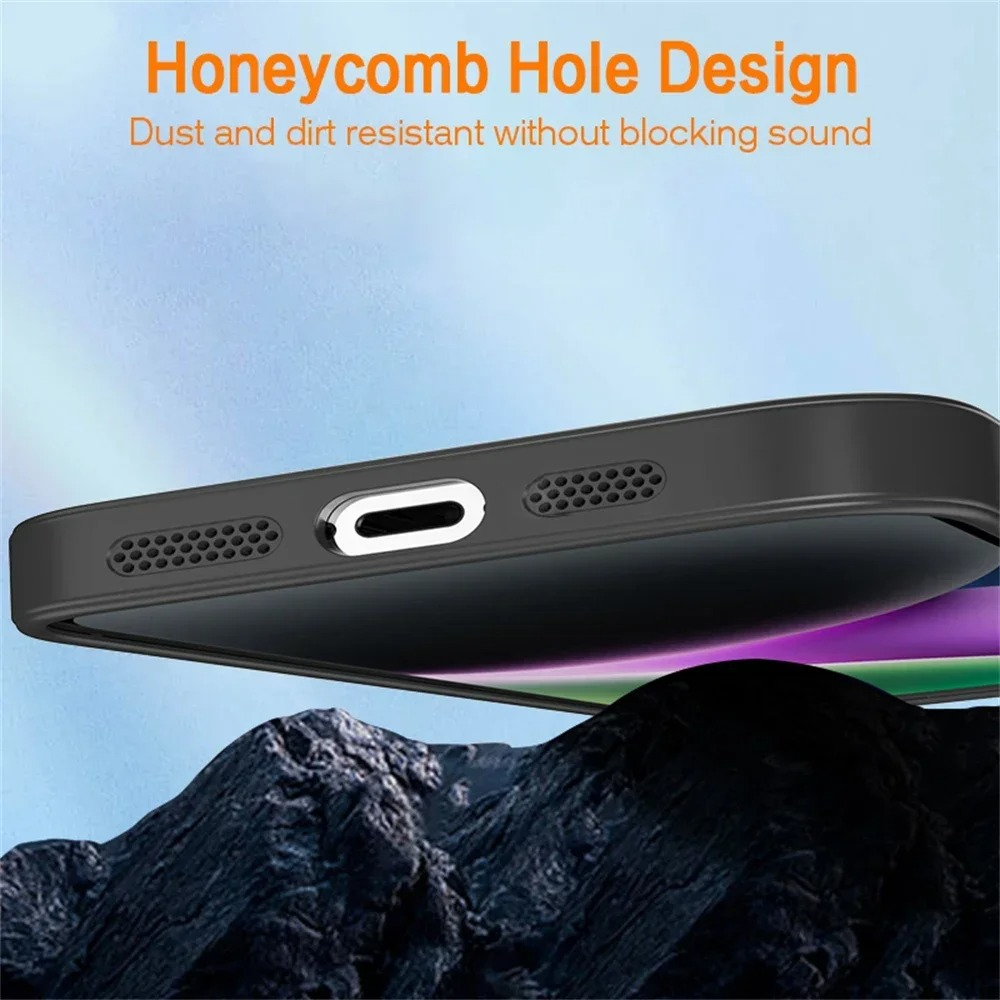 Luxury iPhone Case Titanium Metallic Matte Design — MagSafe Compatible with Glass Lens Protection, Slim Shockproof Anti-Fingerprint Scratch-Resistant Cover
