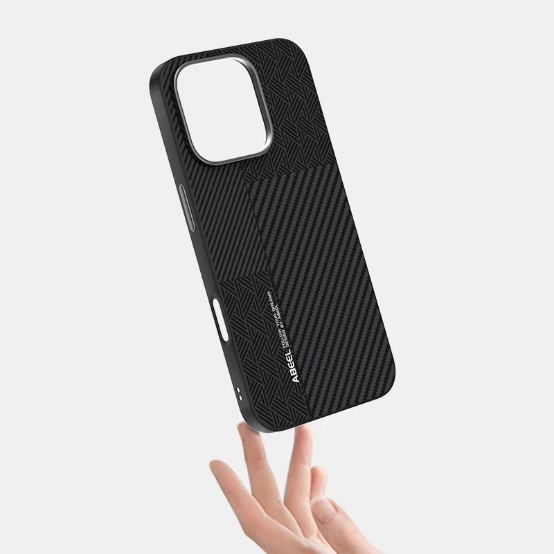 Luxury iPhone Case — 3D Embossed Invisible Magnetic Cover with Skin-Feel Frosted Back, Shockproof Dual-Layer Protection & Ultra-Slim Matte Full-Coverage Design