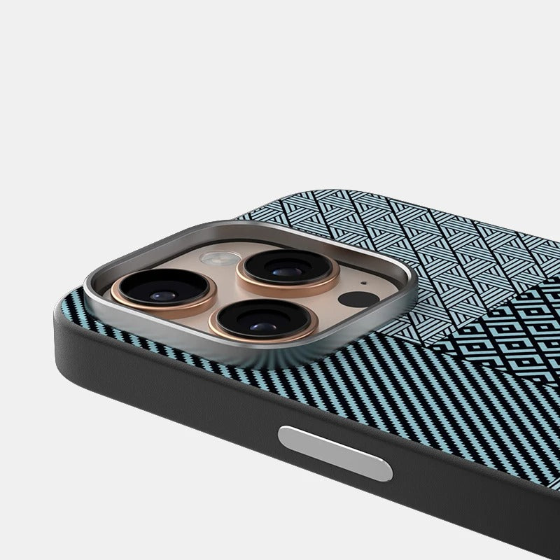 Luxury iPhone Case — 3D Embossed Invisible Magnetic Cover with Skin-Feel Frosted Back, Shockproof Dual-Layer Protection & Ultra-Slim Matte Full-Coverage Design
