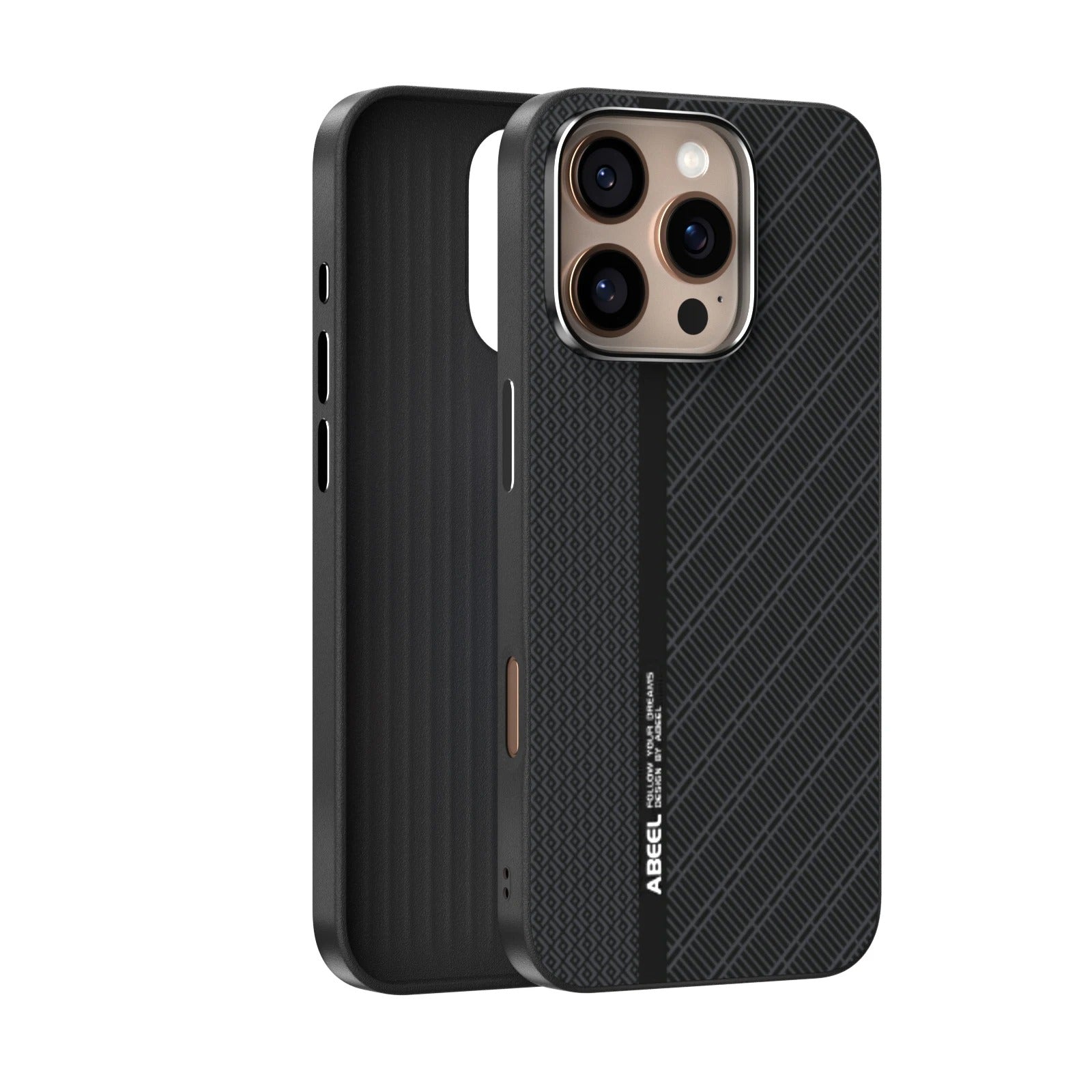 Luxury iPhone Case — 3D Embossed Invisible Magnetic Cover with Skin-Feel Frosted Back, Shockproof Dual-Layer Protection & Ultra-Slim Matte Full-Coverage Design