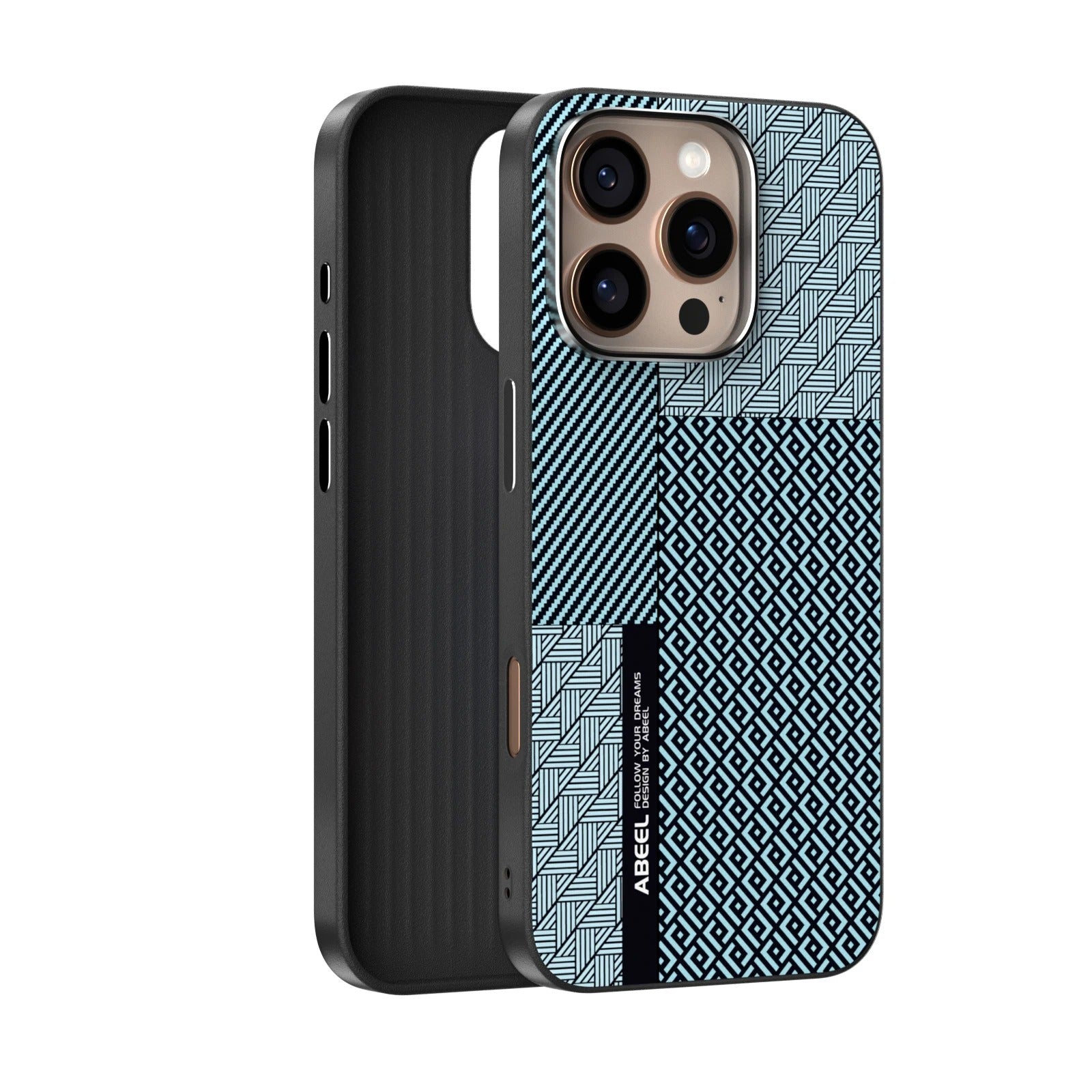 Luxury iPhone Case — 3D Embossed Invisible Magnetic Cover with Skin-Feel Frosted Back, Shockproof Dual-Layer Protection & Ultra-Slim Matte Full-Coverage Design
