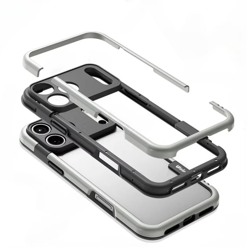 Luxury iPhone Case — Colorful Soft Silicone Bumper Frame Cover with Shockproof Lens Protection, Lightweight Anti-Fingerprint Design and Wireless-Charging Safety