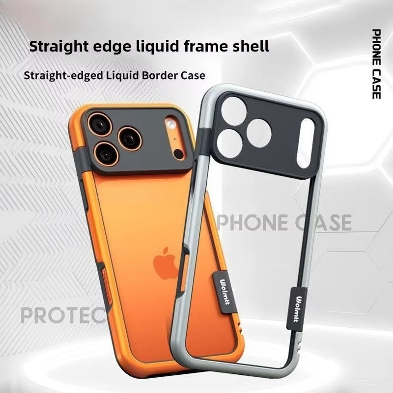 Luxury iPhone Case — Colorful Soft Silicone Bumper Frame Cover with Shockproof Lens Protection, Lightweight Anti-Fingerprint Design and Wireless-Charging Safety