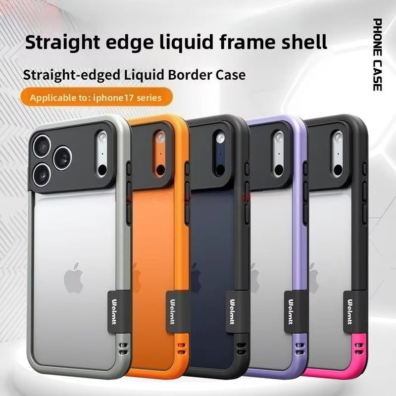 Luxury iPhone Case — Colorful Soft Silicone Bumper Frame Cover with Shockproof Lens Protection, Lightweight Anti-Fingerprint Design and Wireless-Charging Safety