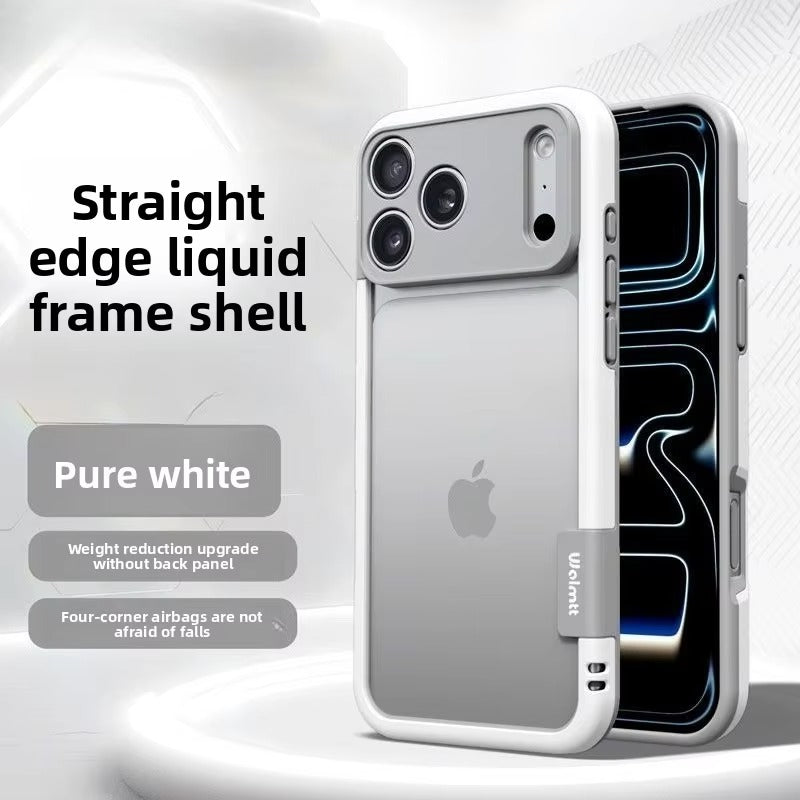Luxury iPhone Case — Colorful Soft Silicone Bumper Frame Cover with Shockproof Lens Protection, Lightweight Anti-Fingerprint Design and Wireless-Charging Safety