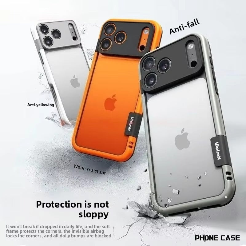 Luxury iPhone Case — Colorful Soft Silicone Bumper Frame Cover with Shockproof Lens Protection, Lightweight Anti-Fingerprint Design and Wireless-Charging Safety