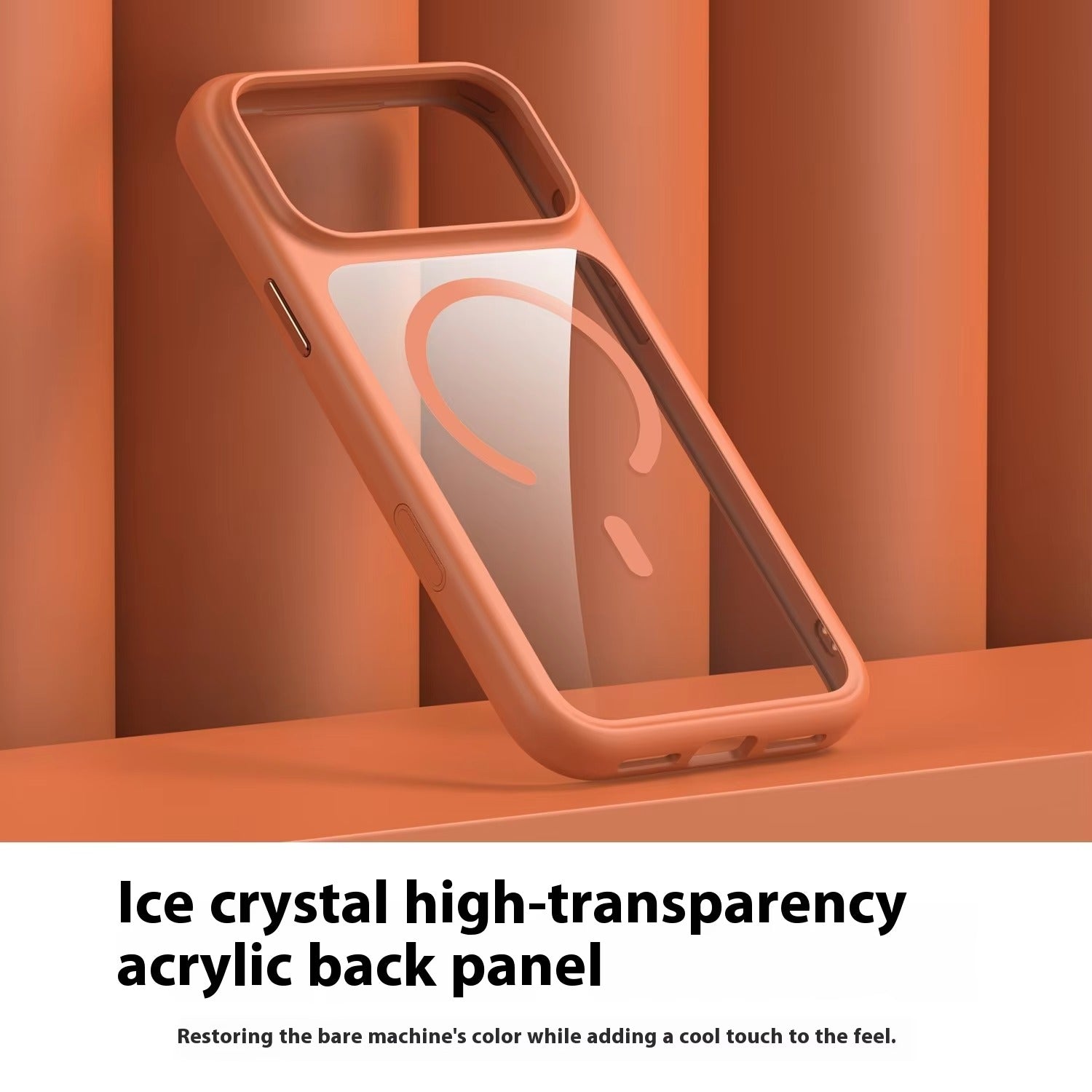 Luxury iPhone Case — Creative AI Intelligent Camera Button Clear Armor Magnetic Protective Cover for Full Protection