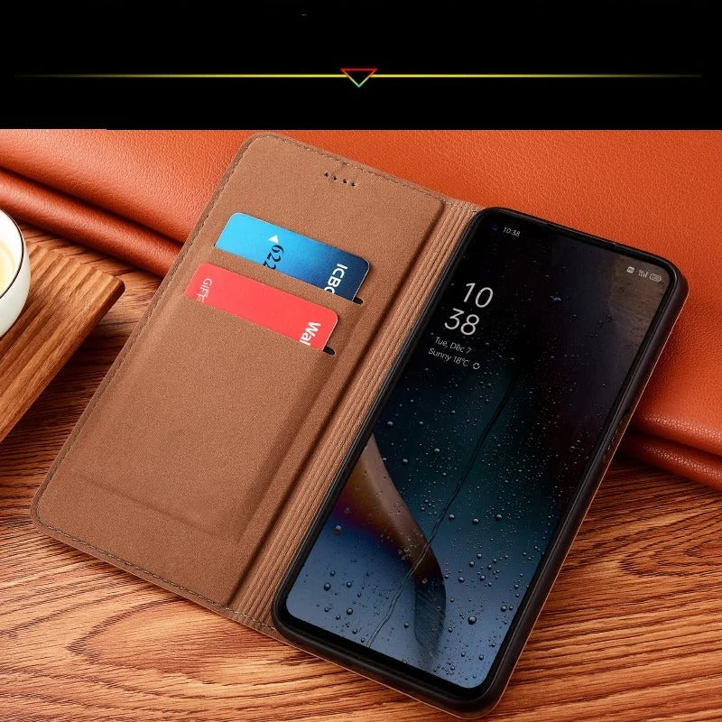 Luxury iPhone Case — Crocodile Claw Genuine Leather Flip Cover with Card Pocket, Non-Slip Full-Protection Design for iPhone 17 Pro Max, 17 Air & 16 Pro Max