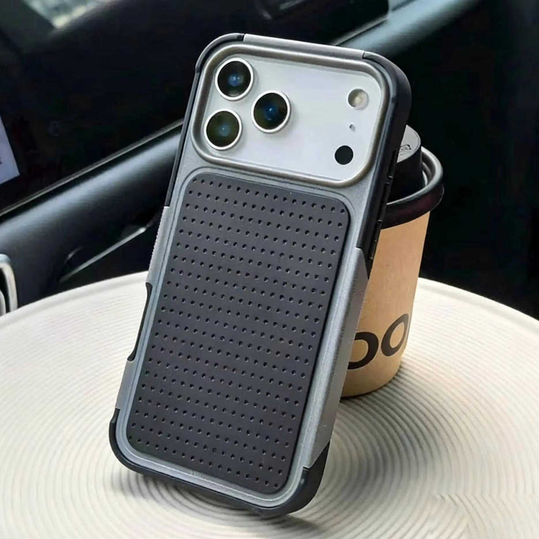 Luxury iPhone Case — Hybrid Armor Shockproof, Magnetic, Rugged, Non-Slip Protective Wallet Cover with Stand