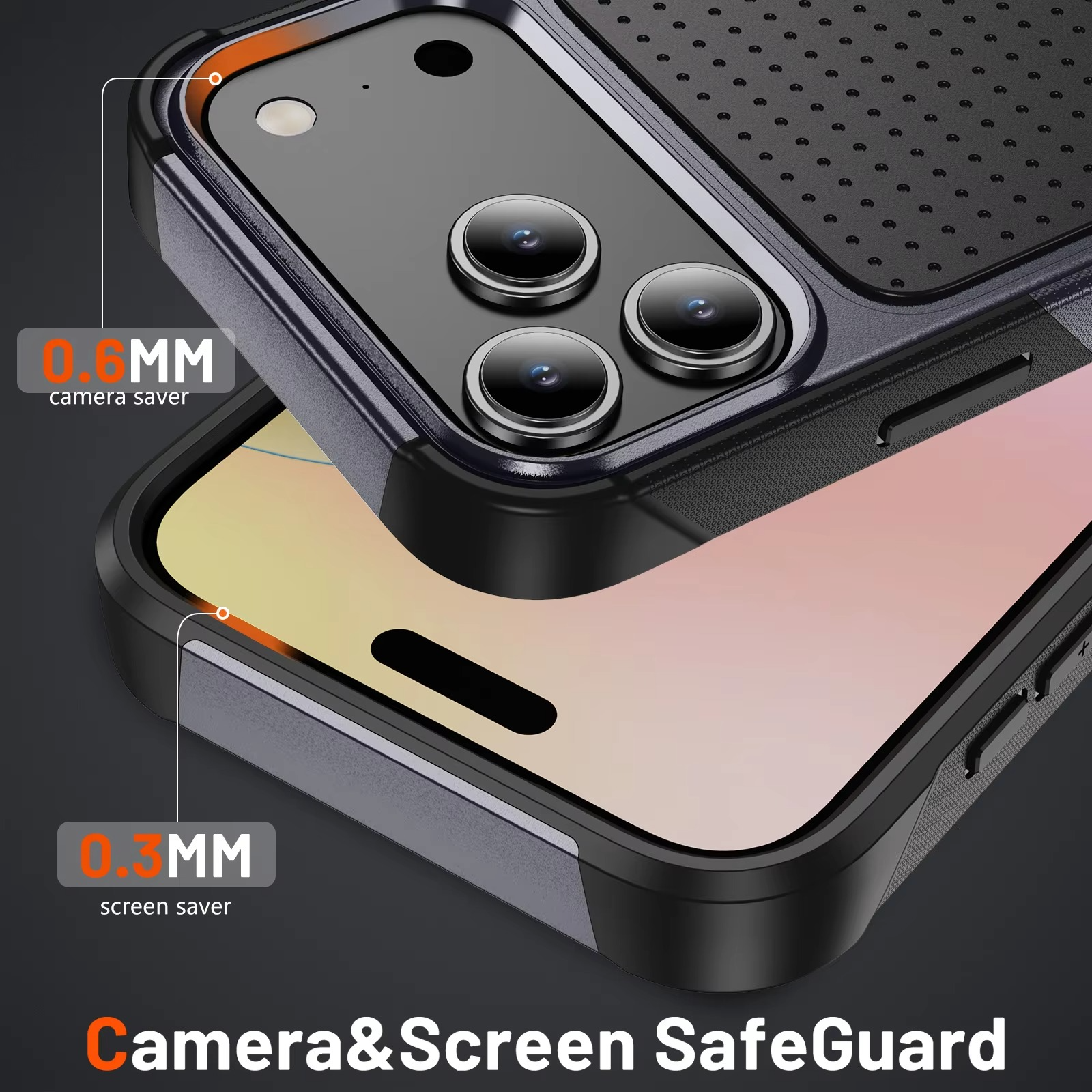 Luxury iPhone Case — Hybrid Armor Shockproof, Magnetic, Rugged, Non-Slip Protective Wallet Cover with Stand