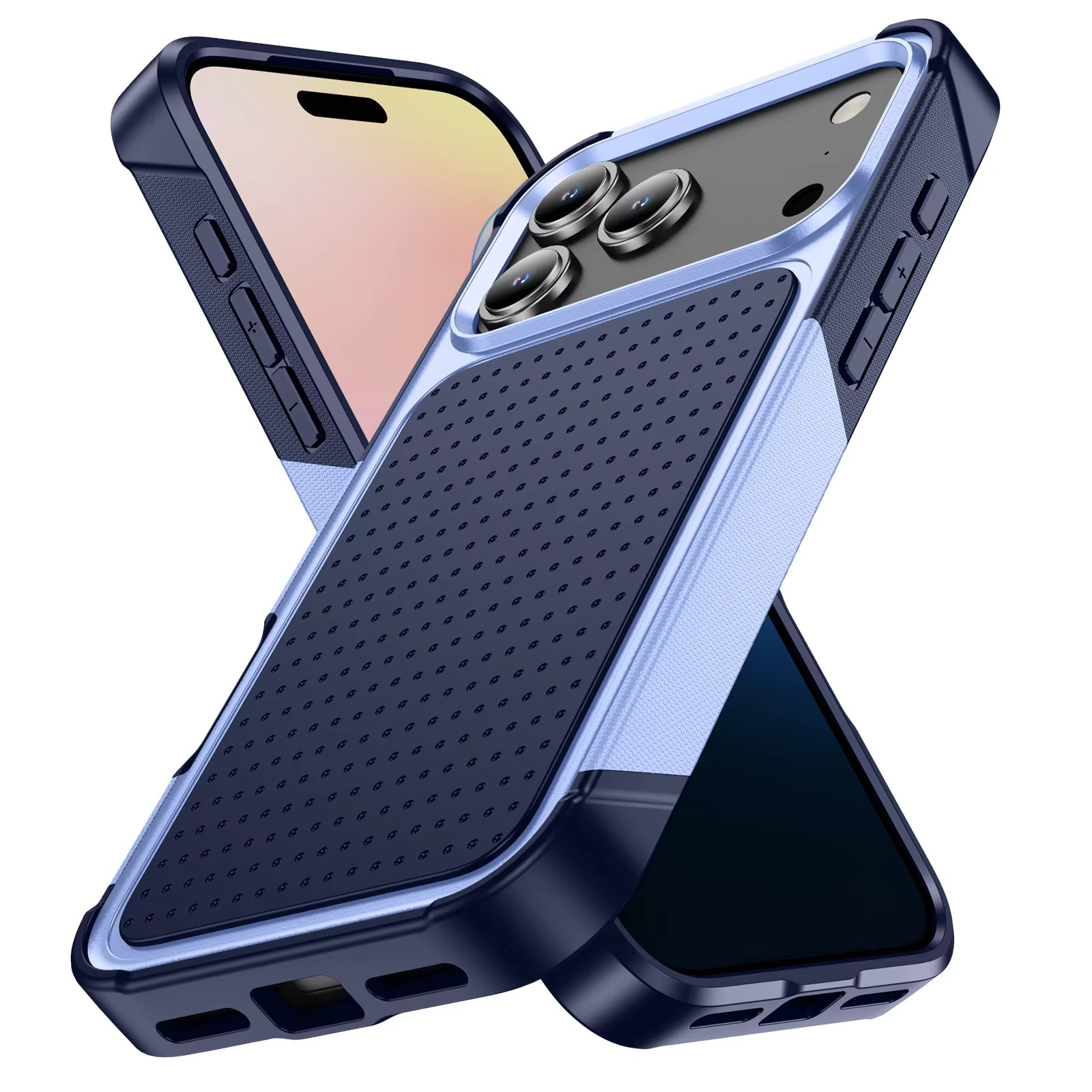 Luxury iPhone Case — Hybrid Armor Shockproof, Magnetic, Rugged, Non-Slip Protective Wallet Cover with Stand