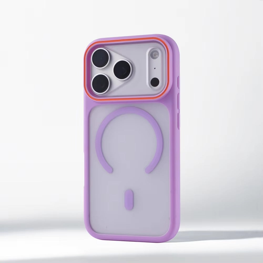 Luxury iPhone Case — Magnetic, Shockproof, Anti-Fingerprint, Anti-Scratch, Dustproof Matte Anti-Glare Translucent Full-Coverage Non-Slip Cover with MagSafe Wireless Charging Support