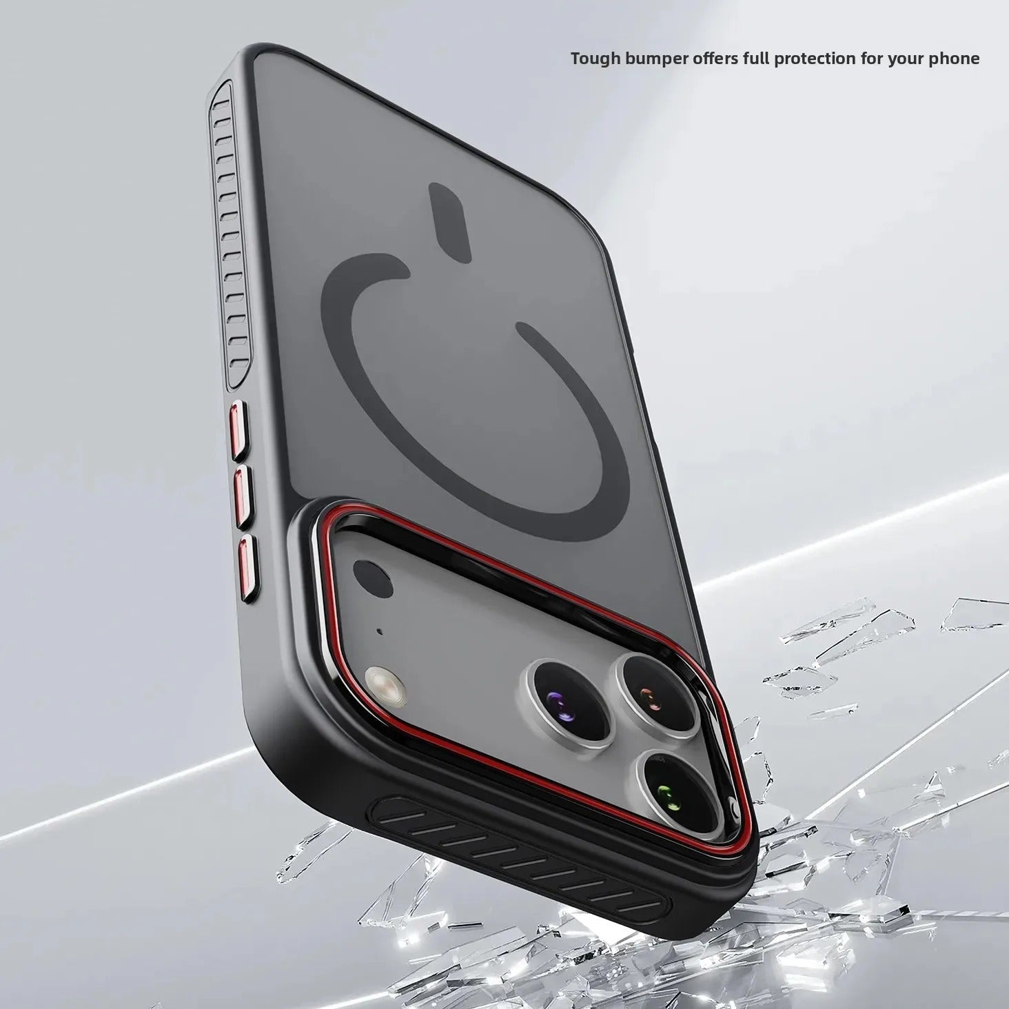 Luxury iPhone Case — Matte Transparent Magnetic Cover with MagSafe, Wireless Charging Support, Shockproof PC+TPU Protective Design