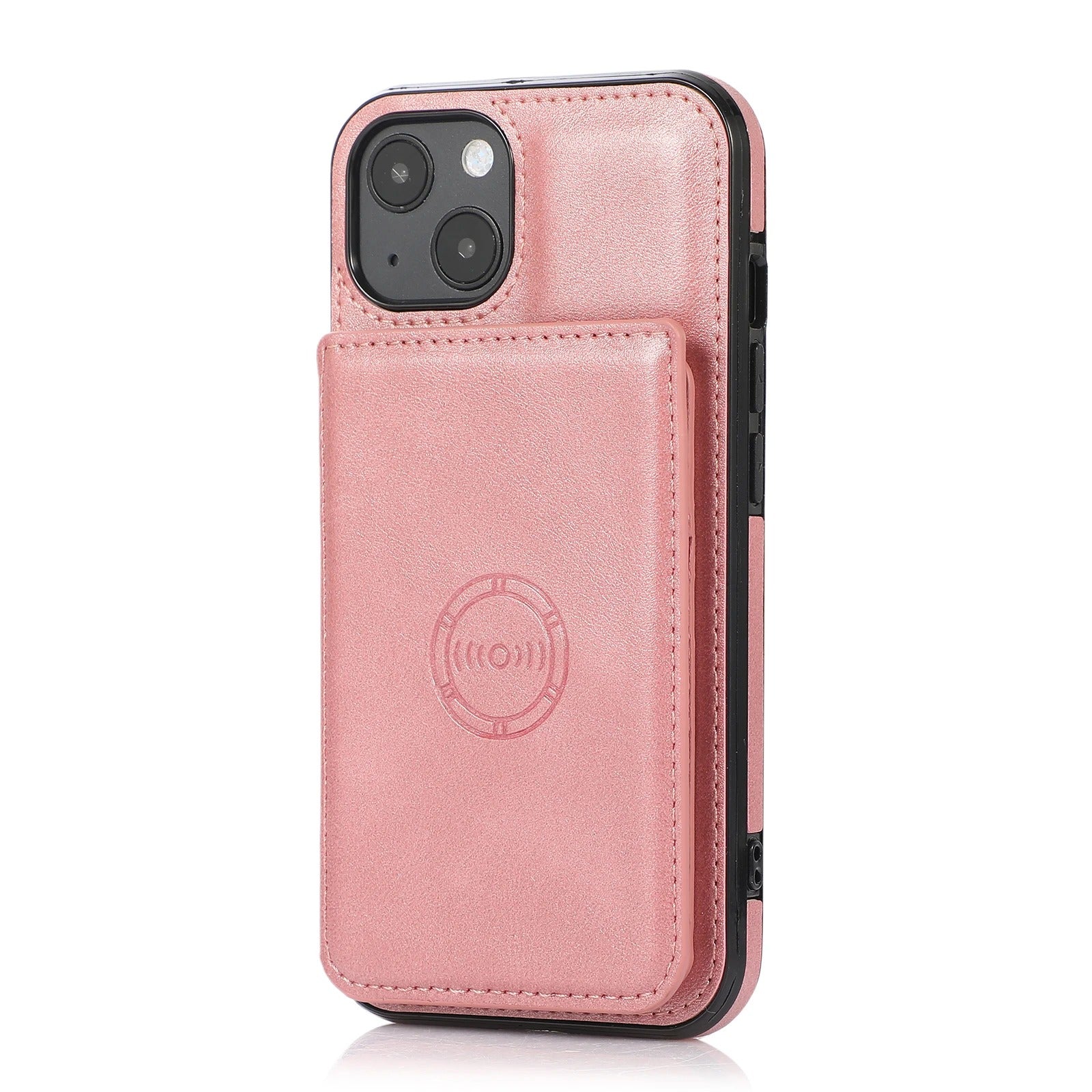 Luxury iPhone Case — PU Leather Flip Wallet with Card Holder, Shockproof Magnetic Car-Mount Ready Design, Full Access Protective Cover