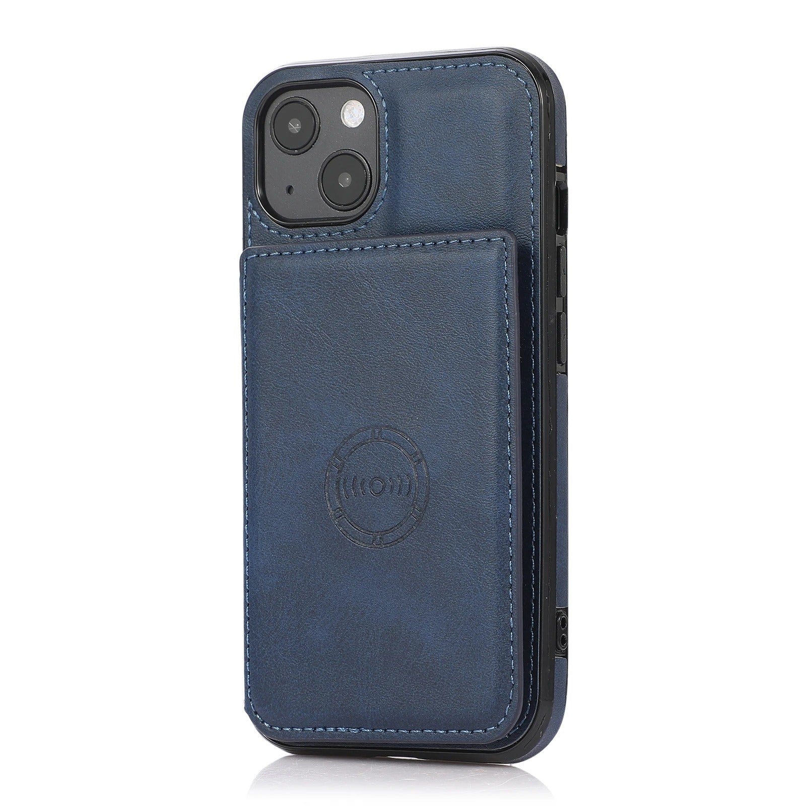 Luxury iPhone Case — PU Leather Flip Wallet with Card Holder, Shockproof Magnetic Car-Mount Ready Design, Full Access Protective Cover