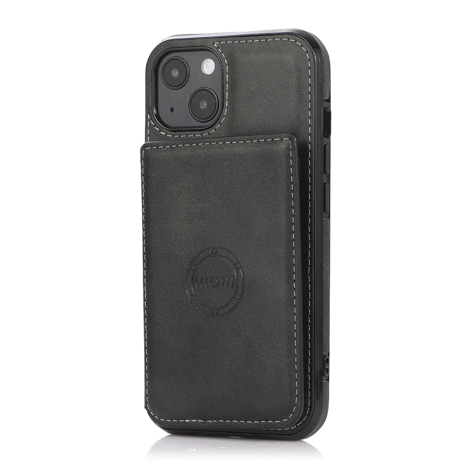 Luxury iPhone Case — PU Leather Flip Wallet with Card Holder, Shockproof Magnetic Car-Mount Ready Design, Full Access Protective Cover