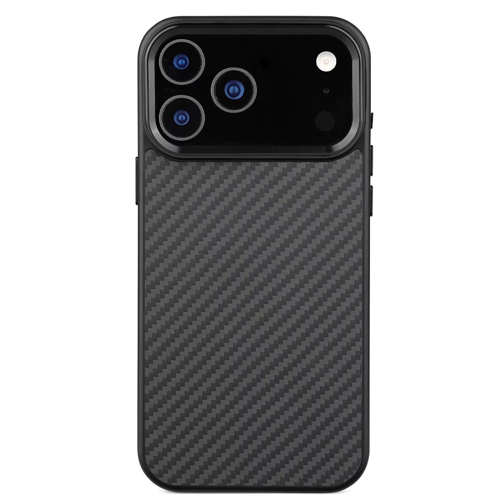 Luxury iPhone Case — Real Aramid Kevlar Fiber Full-Coverage Magnetic Cover with Wireless Charging and MagSafe Compatibility