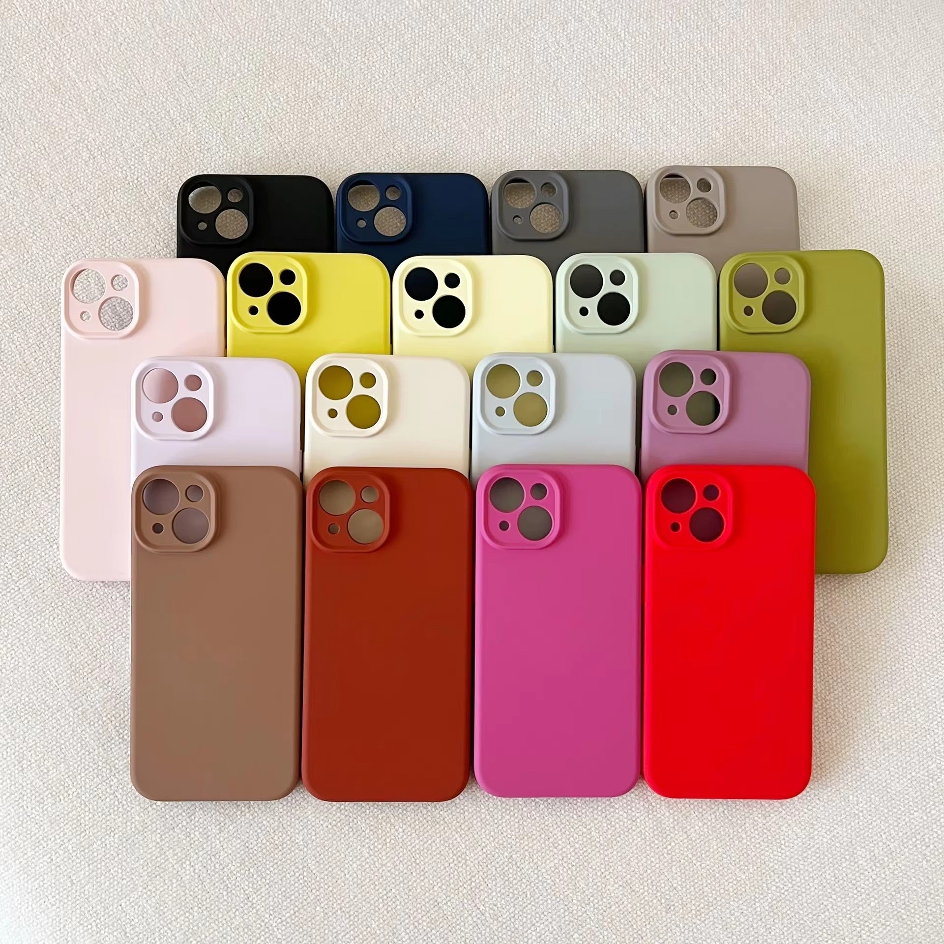 Luxury iPhone Case — TPU Shockproof Liquid Silicone Cover Magnetic Magsafe Protective Case for Wireless Charging