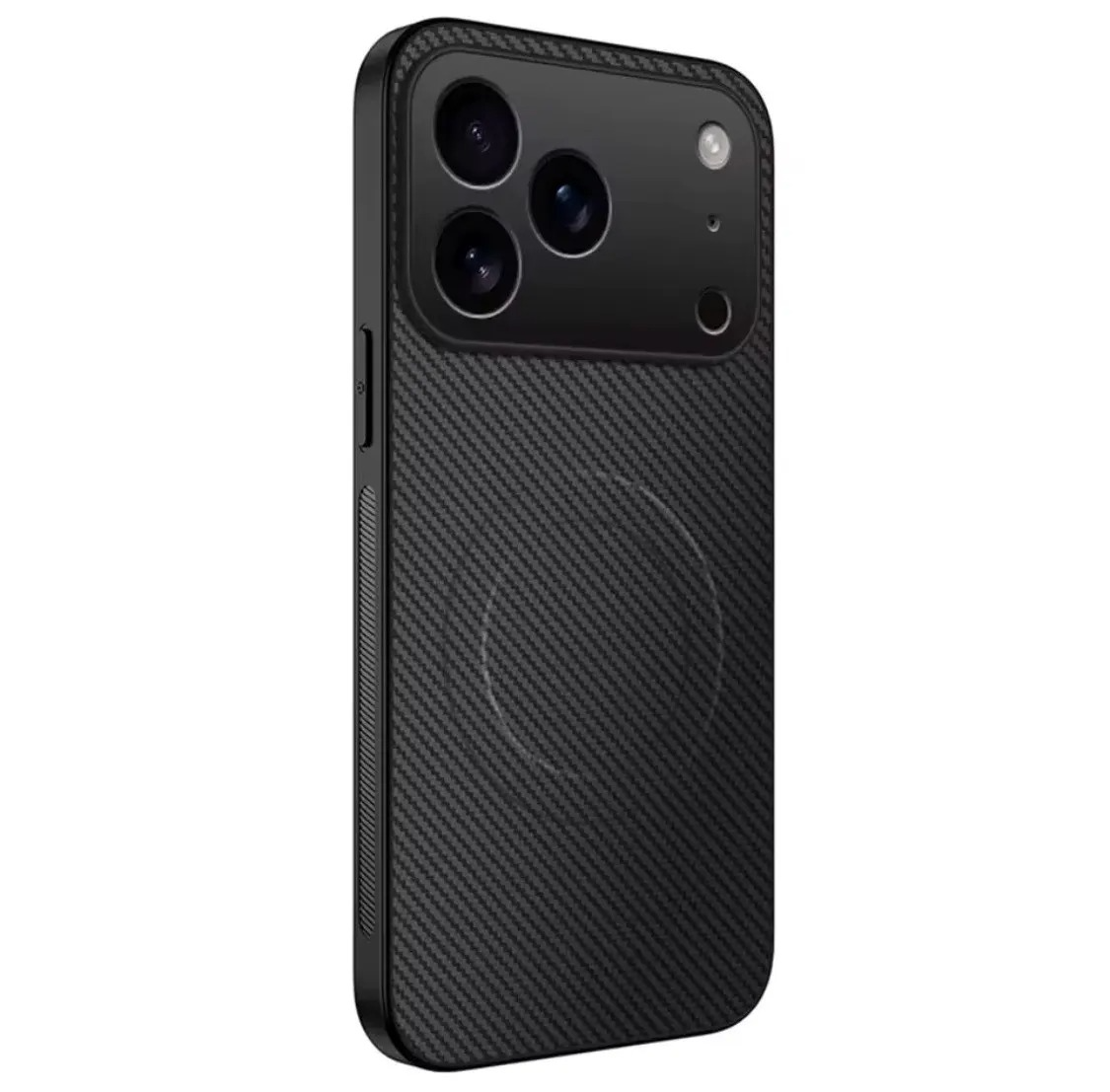 Luxury iPhone Case — Ultra-Thin Carbon Fiber, Magnetic, Shockproof, Military-Grade Protective Cover Fiber, Magnetic, Shockproof, Military-Grade Protective Cover