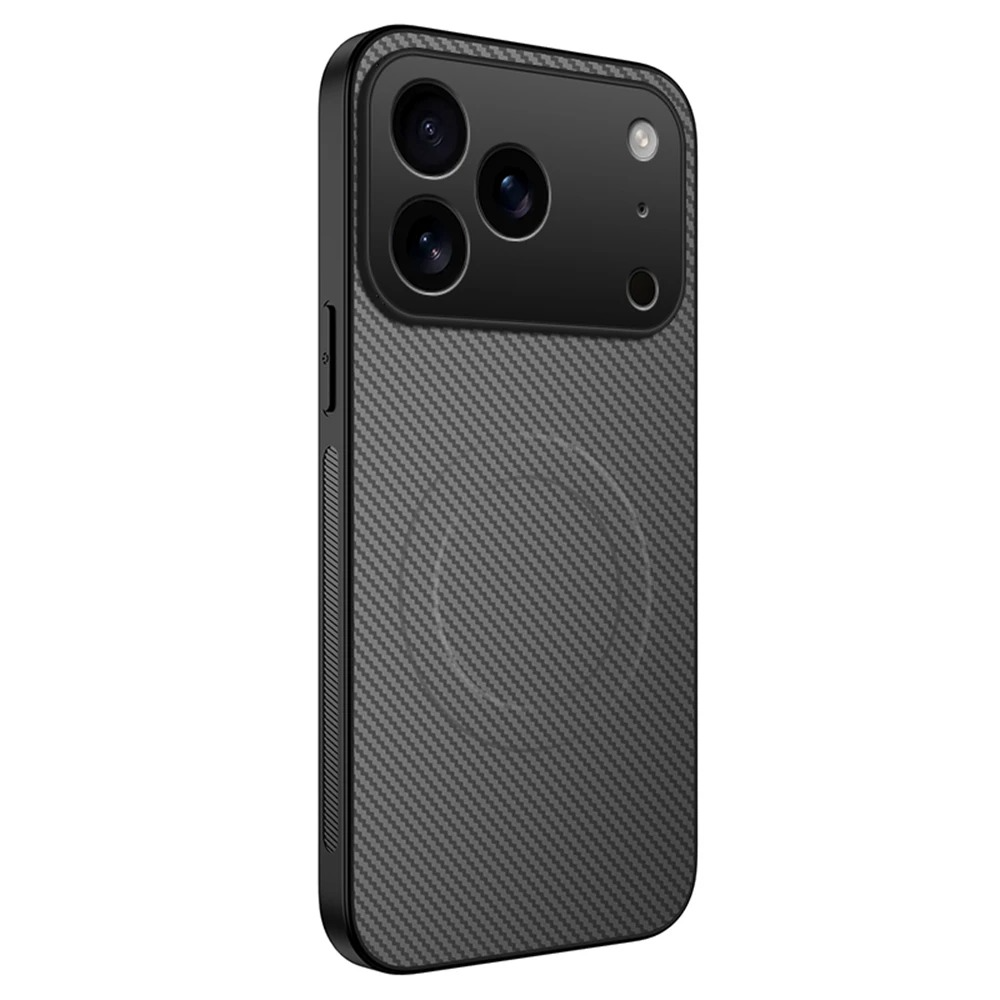 Luxury iPhone Case — Ultra-Thin Carbon Fiber, Magnetic, Shockproof, Military-Grade Protective Cover Fiber, Magnetic, Shockproof, Military-Grade Protective Cover