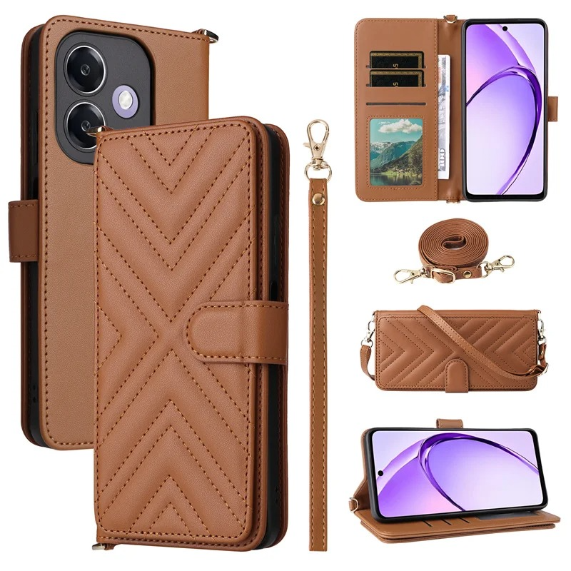 Luxury iPhone Case — Leather Flip Wallet Cover with Card Holder, Shockproof Protective Design and Stylish Full-Body Functionality