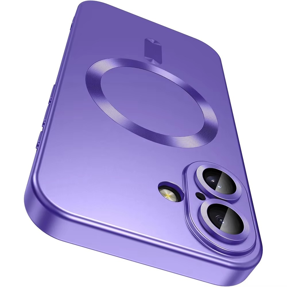 Luxury iPhone MagSafe Case — Magnetic Wireless Charging Full Coverage Silicone Cover, Camera Protection, Slim Shockproof Anti-Fingerprint Matte Design