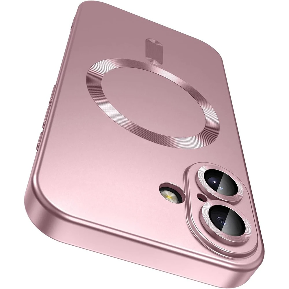 Luxury iPhone MagSafe Case — Magnetic Wireless Charging Full Coverage Silicone Cover, Camera Protection, Slim Shockproof Anti-Fingerprint Matte Design
